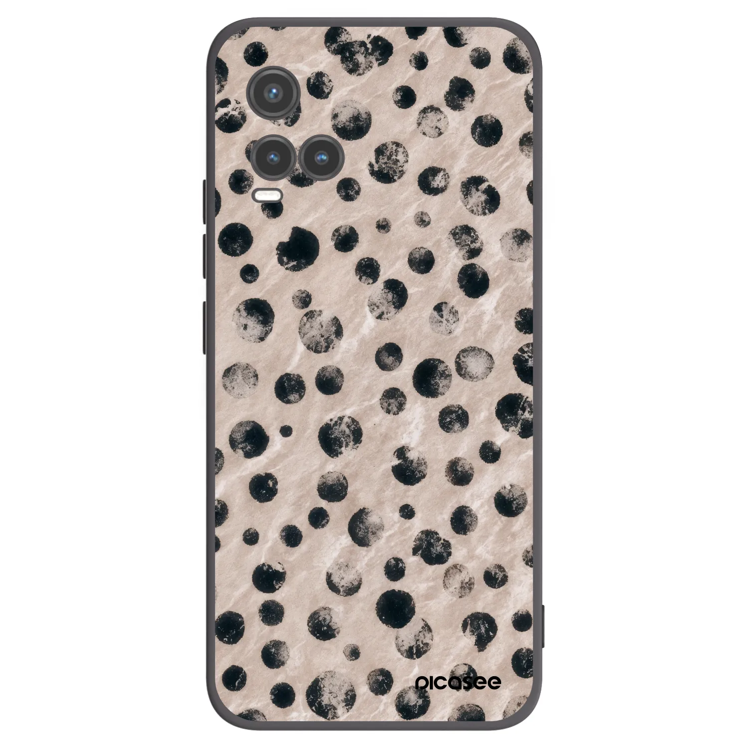 Picasee fekete szilikon tok az alábbi mobiltelefonokra Vivo Y33s - Inked