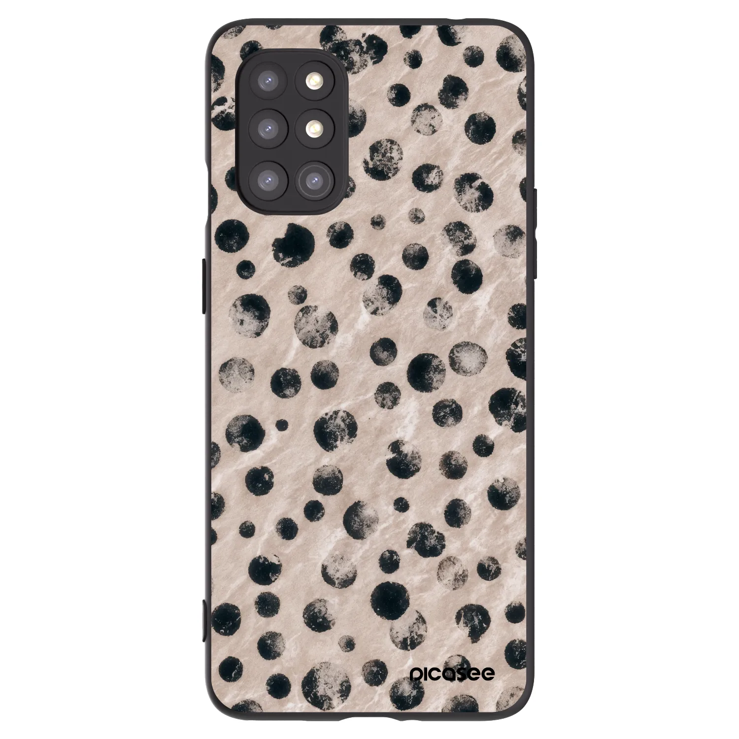 Picasee fekete szilikon tok az alábbi mobiltelefonokra OnePlus 8T - Inked