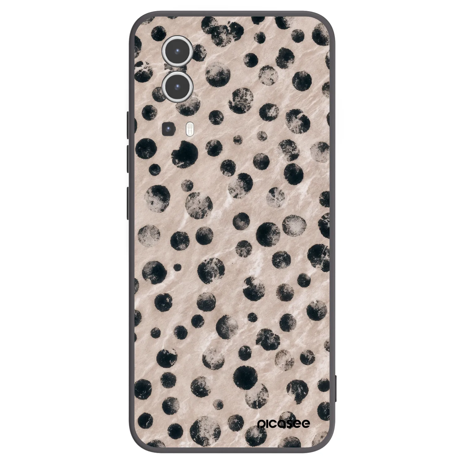 Picasee fekete szilikon tok az alábbi mobiltelefonokra Vivo Y72 5G - Inked