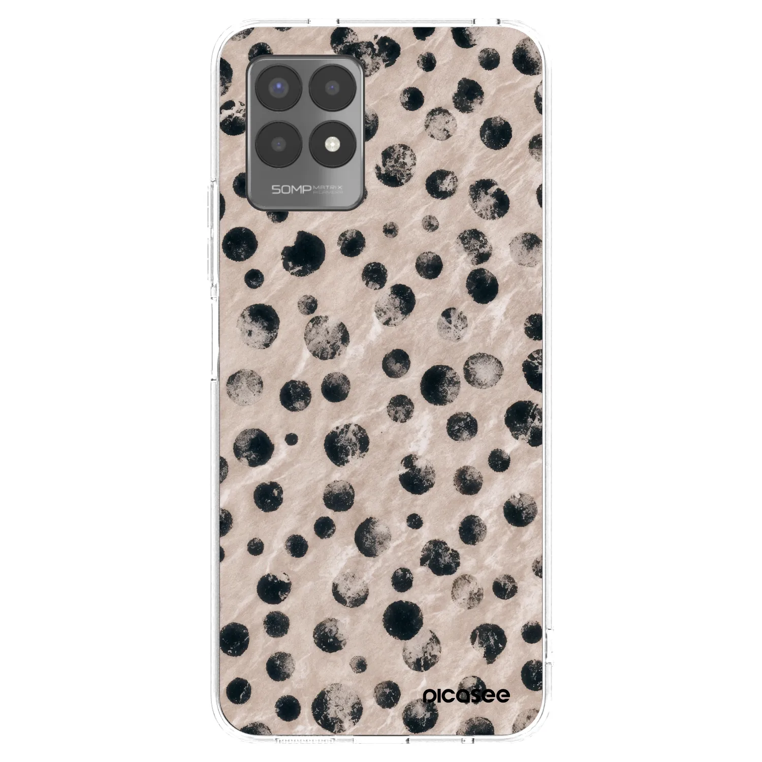 Picasee átlátszó szilikon tok az alábbi mobiltelefonokra Realme 8i - Inked