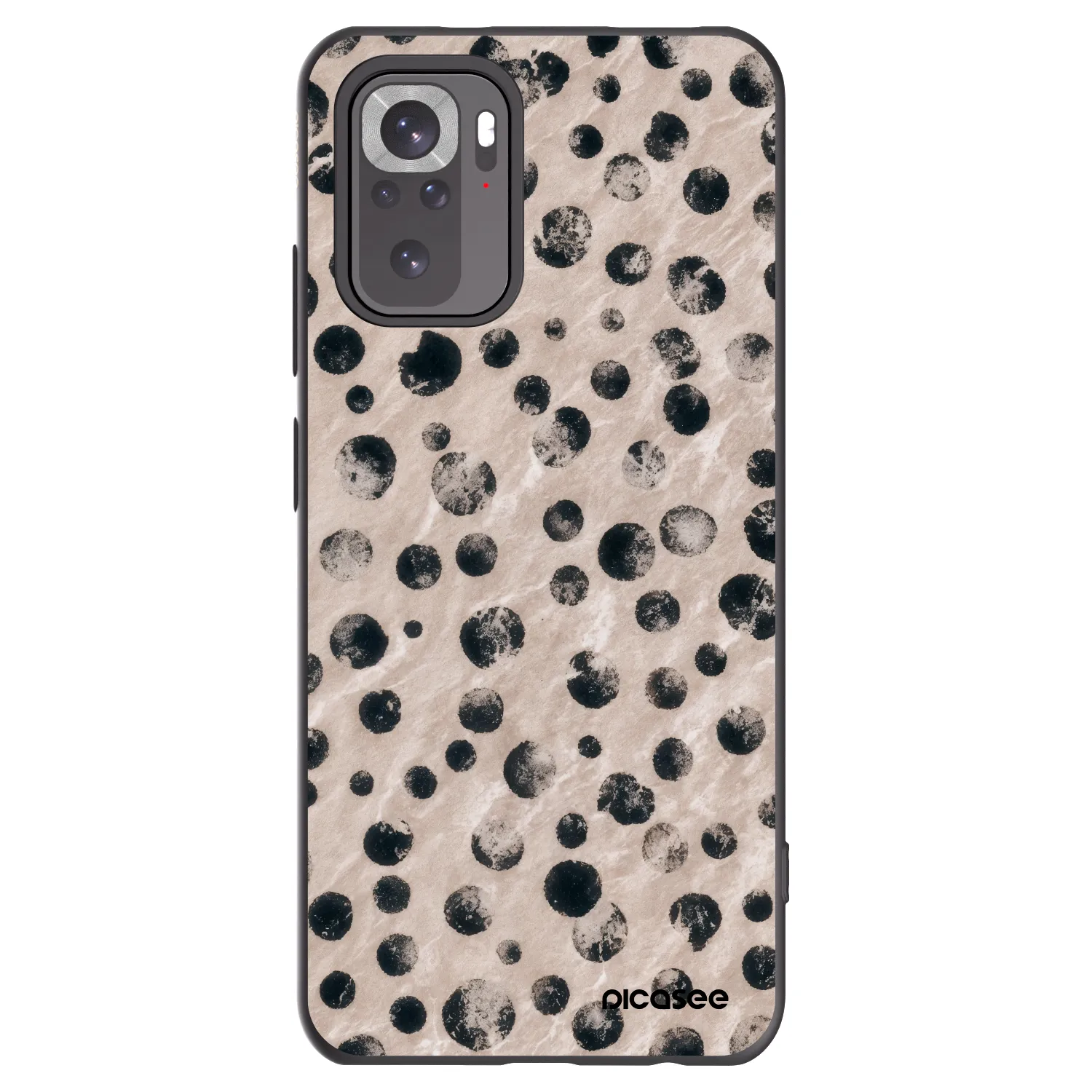 Picasee fekete szilikon tok az alábbi mobiltelefonokra Xiaomi Redmi Note 11S 4G - Inked