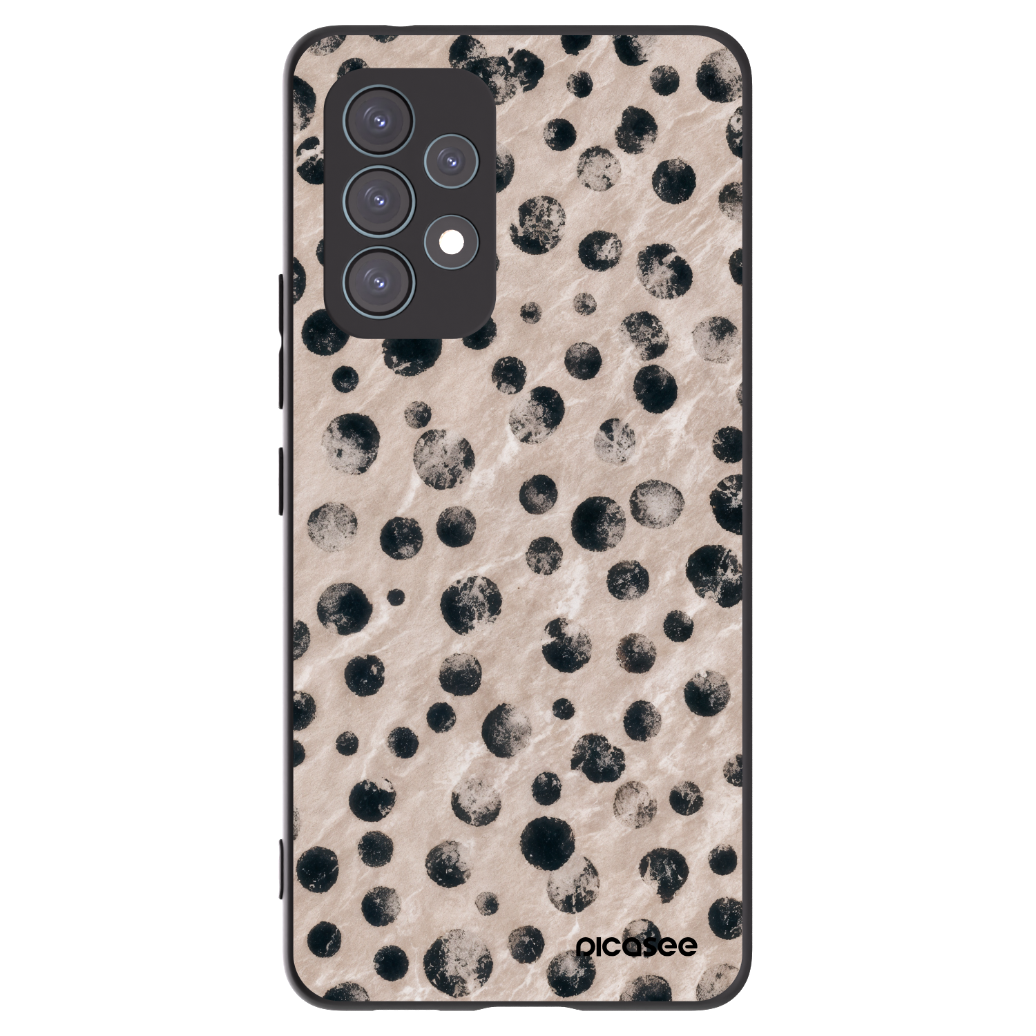 Picasee fekete szilikon tok az alábbi mobiltelefonokra Samsung Galaxy A53 5G A536 - Inked