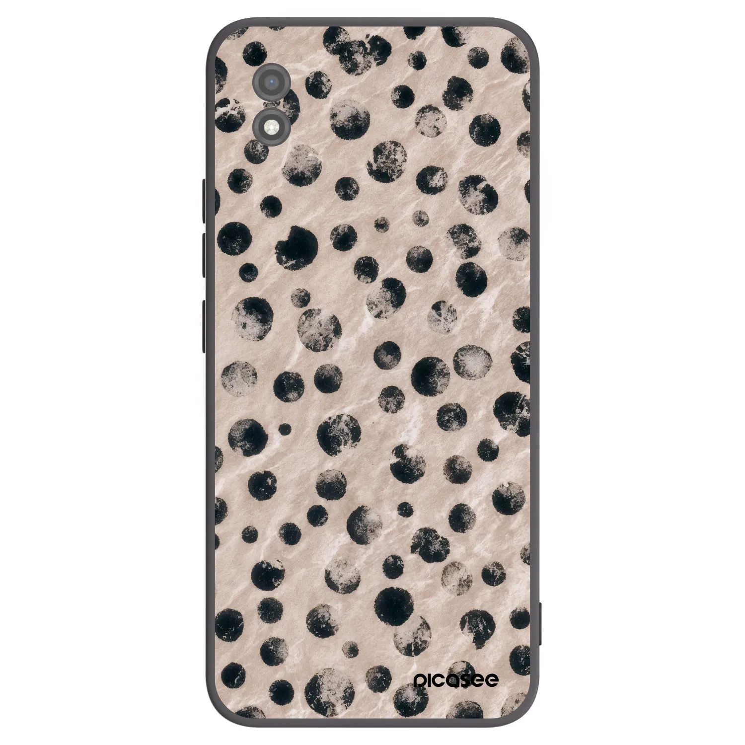 Picasee fekete szilikon tok az alábbi mobiltelefonokra Realme C11 (2021) - Inked