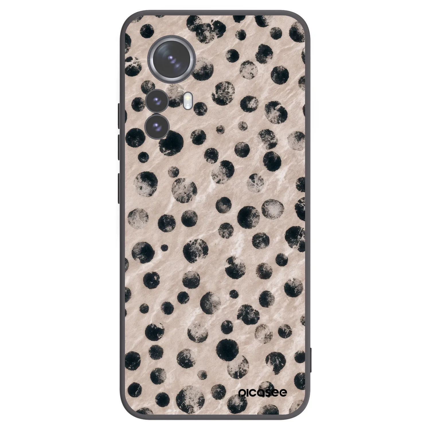 Picasee fekete szilikon tok az alábbi mobiltelefonokra Xiaomi 12 Pro - Inked