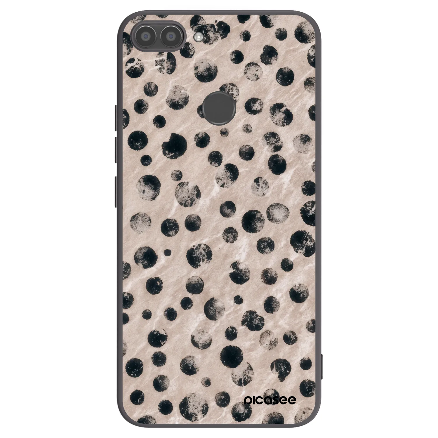 Picasee fekete szilikon tok az alábbi mobiltelefonokra Huawei P Smart - Inked