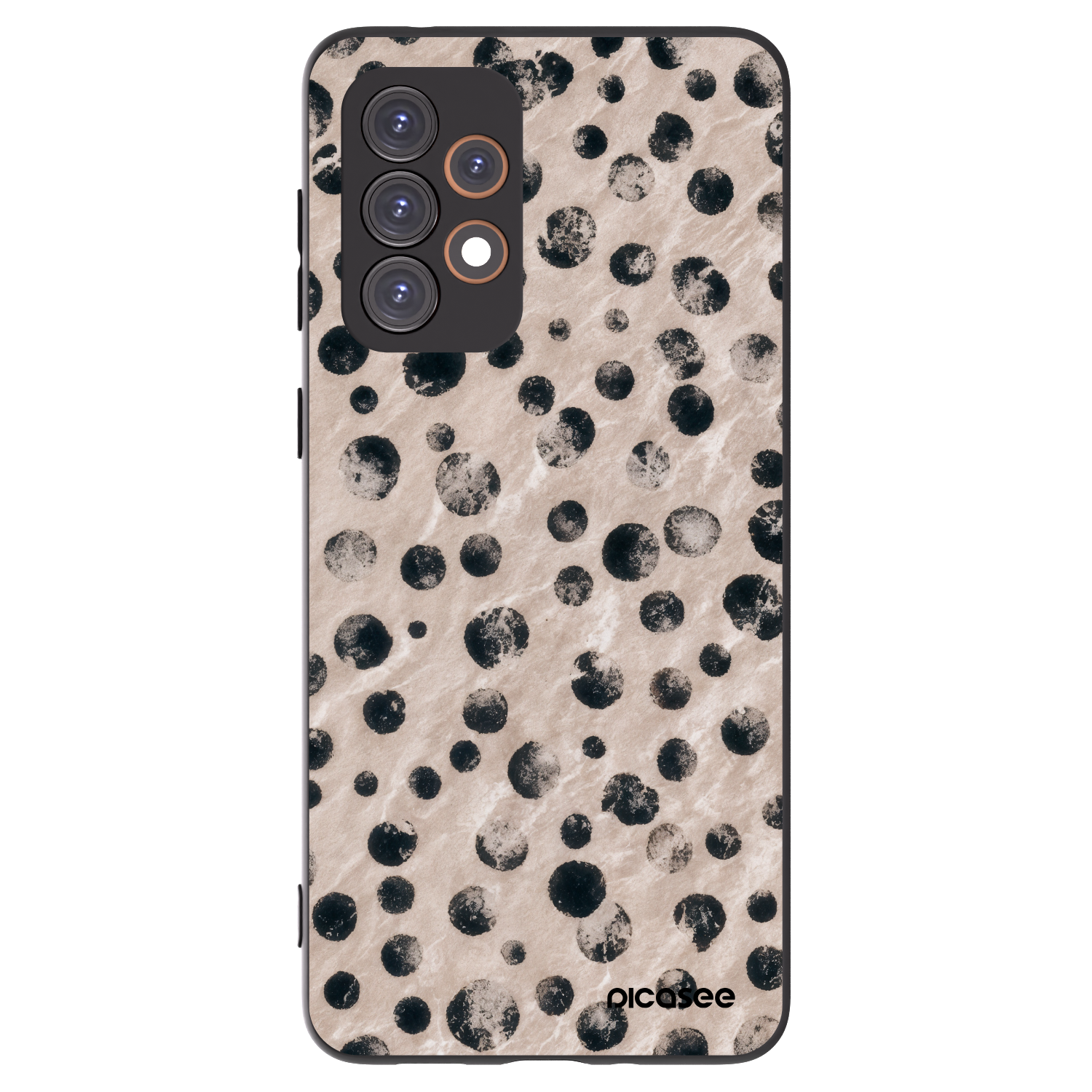 Picasee fekete szilikon tok az alábbi mobiltelefonokra Samsung Galaxy A33 5G A336 - Inked