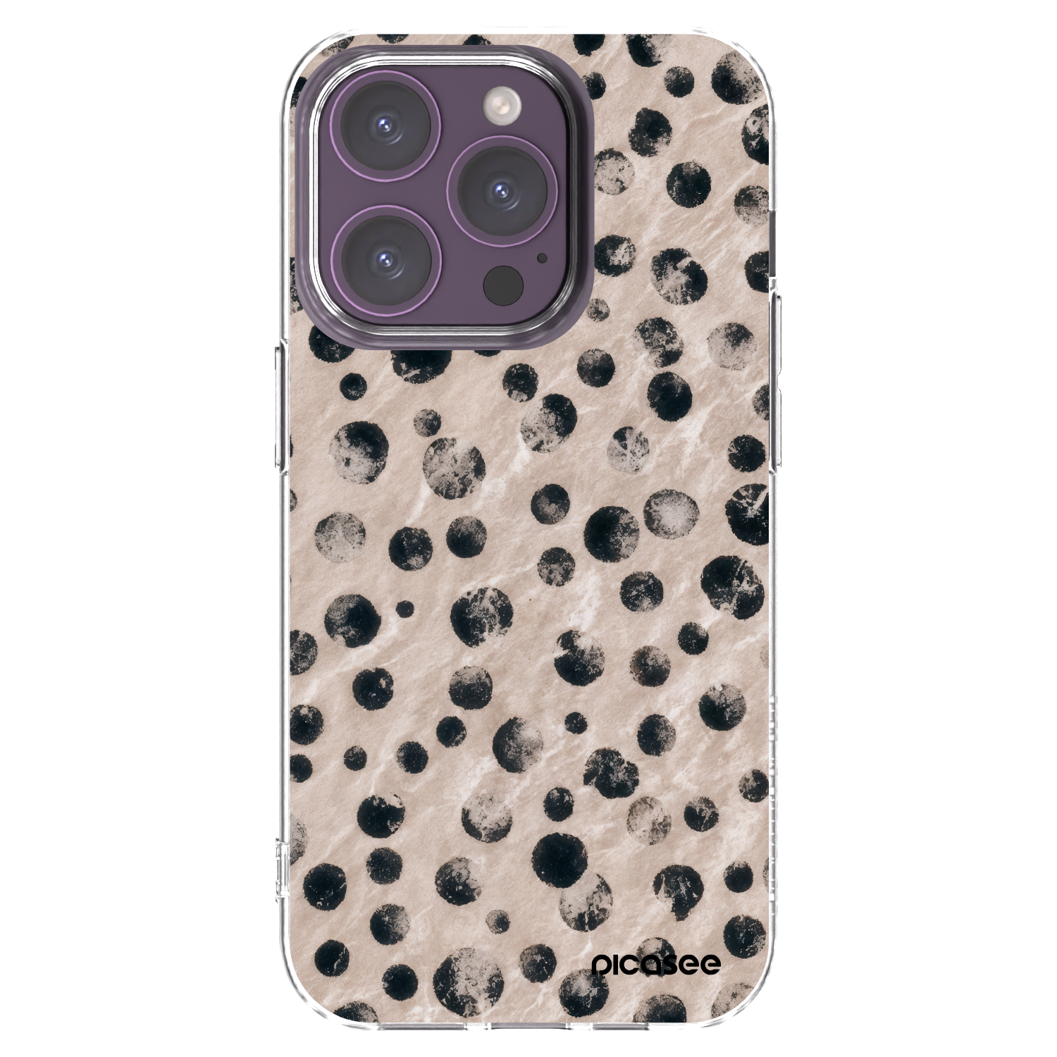 Picasee átlátszó szilikon tok az alábbi mobiltelefonokra Apple iPhone 14 Pro - Inked