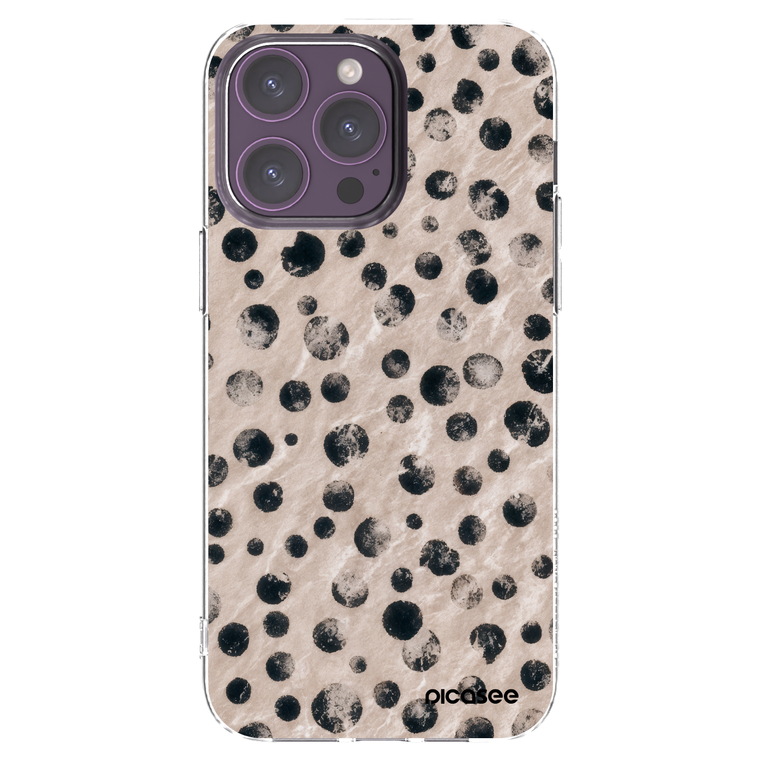 Picasee átlátszó szilikon tok az alábbi mobiltelefonokra Apple iPhone 14 Pro Max - Inked