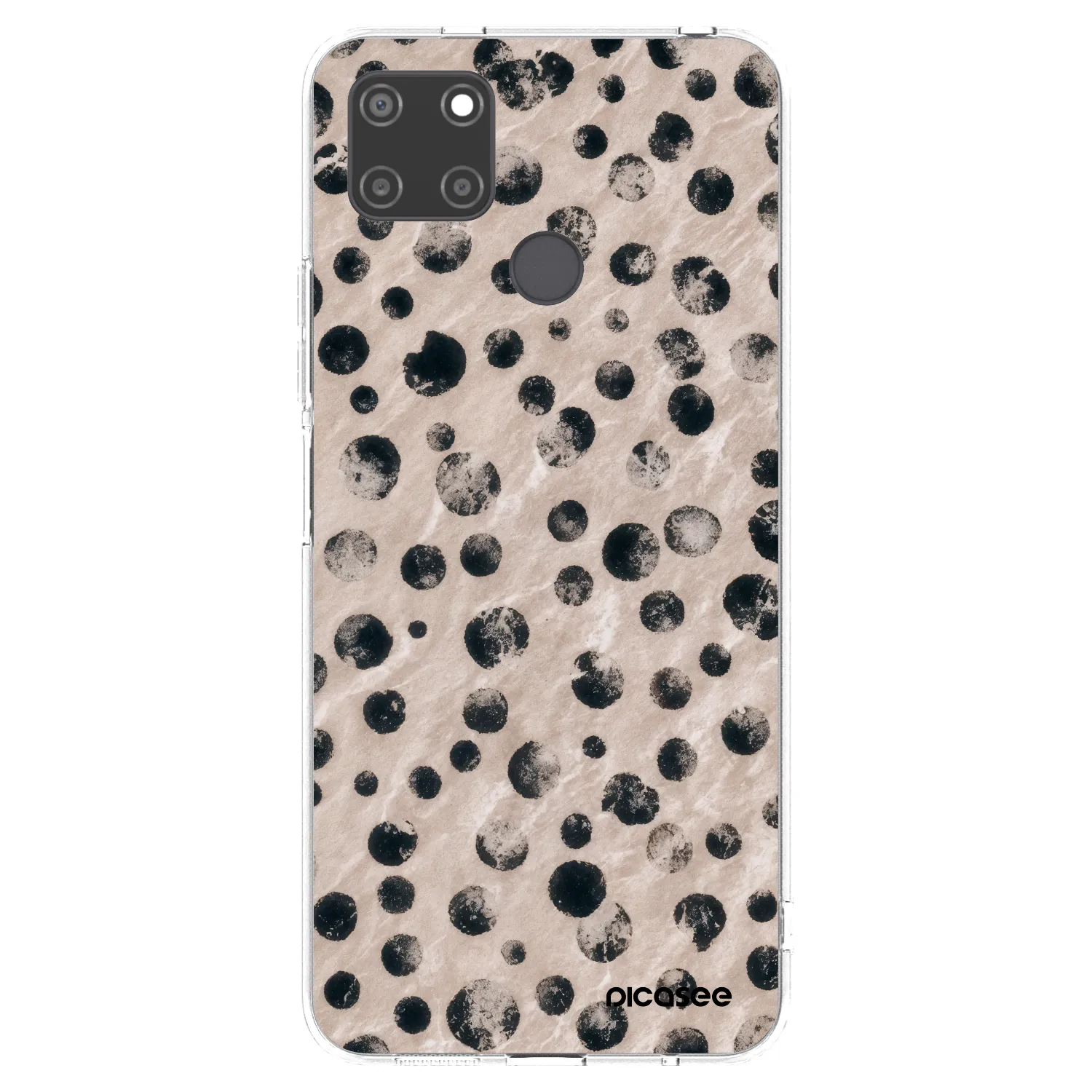 Picasee átlátszó szilikon tok az alábbi mobiltelefonokra Realme C21Y - Inked