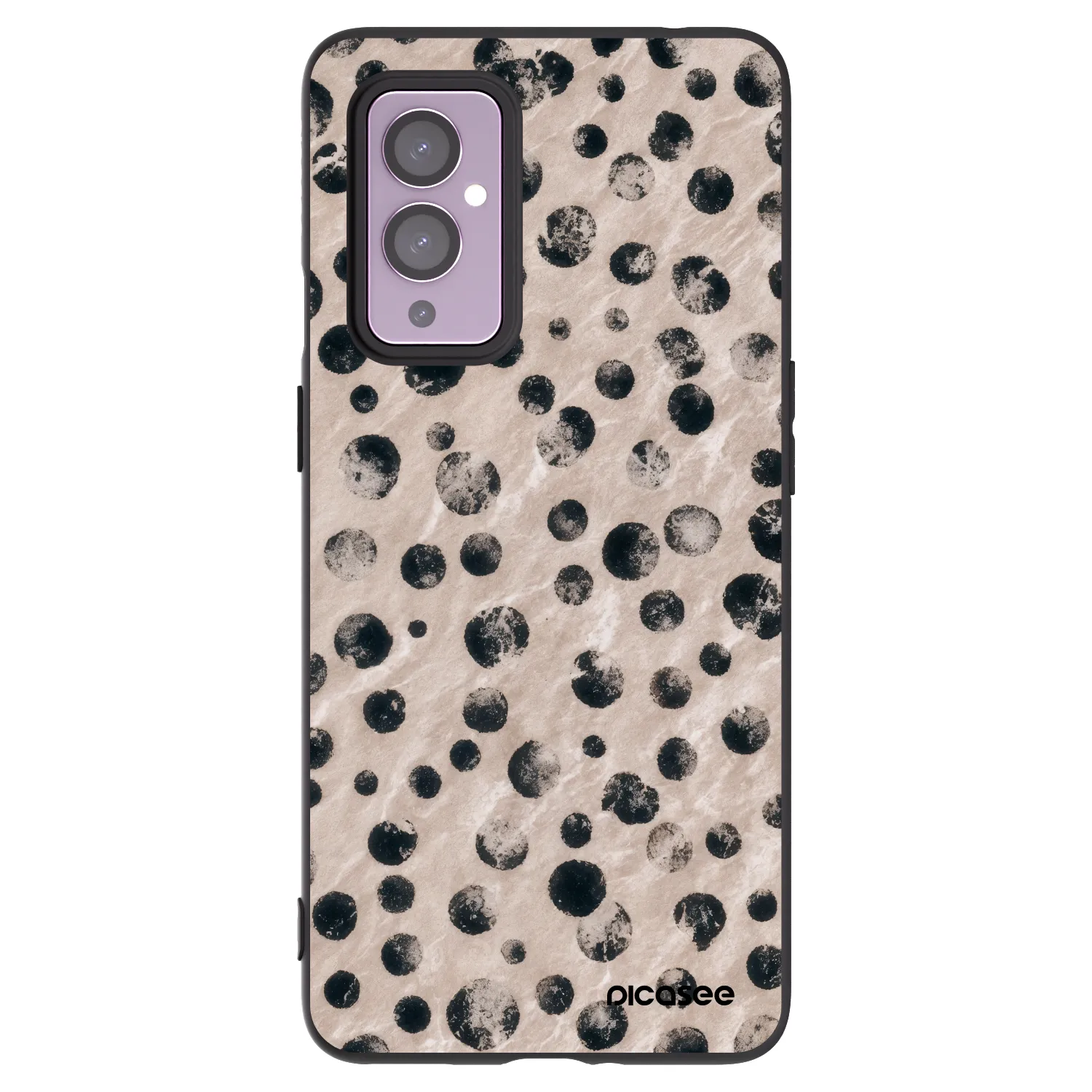 Picasee fekete szilikon tok az alábbi mobiltelefonokra OnePlus 9 - Inked