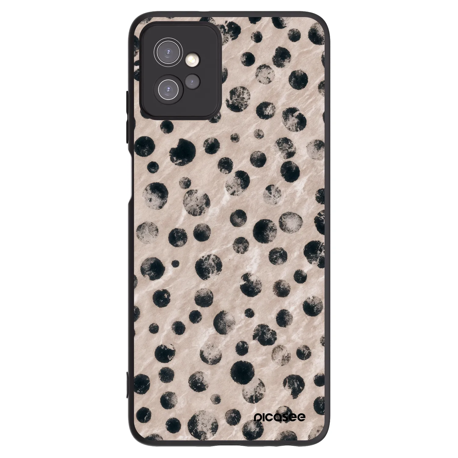 Picasee fekete szilikon tok az alábbi mobiltelefonokra Motorola Moto G32 - Inked