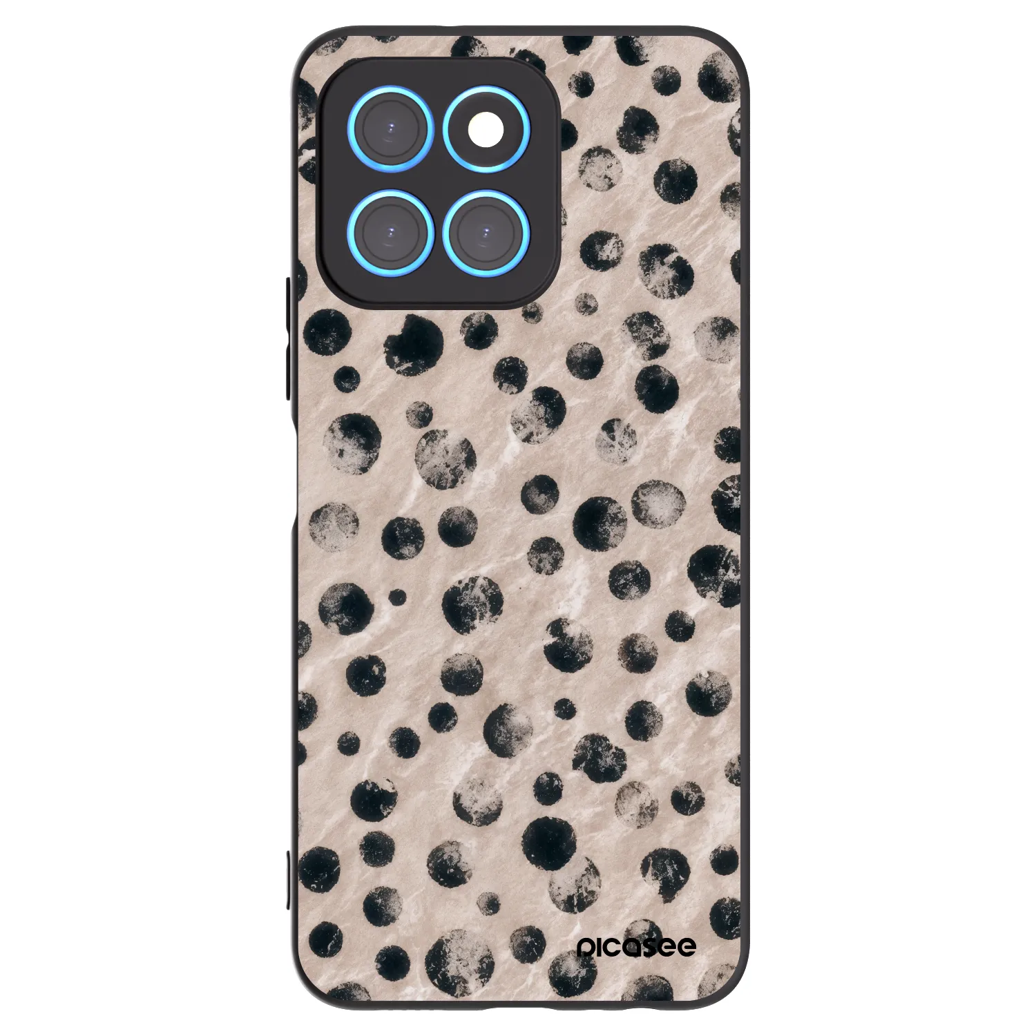 Picasee fekete szilikon tok az alábbi mobiltelefonokra Honor X8 5G - Inked