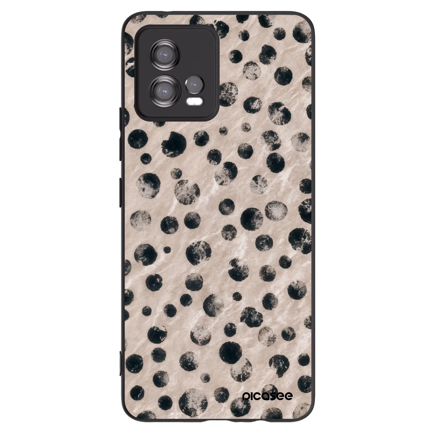 Picasee fekete szilikon tok az alábbi mobiltelefonokra Motorola Moto G72 - Inked
