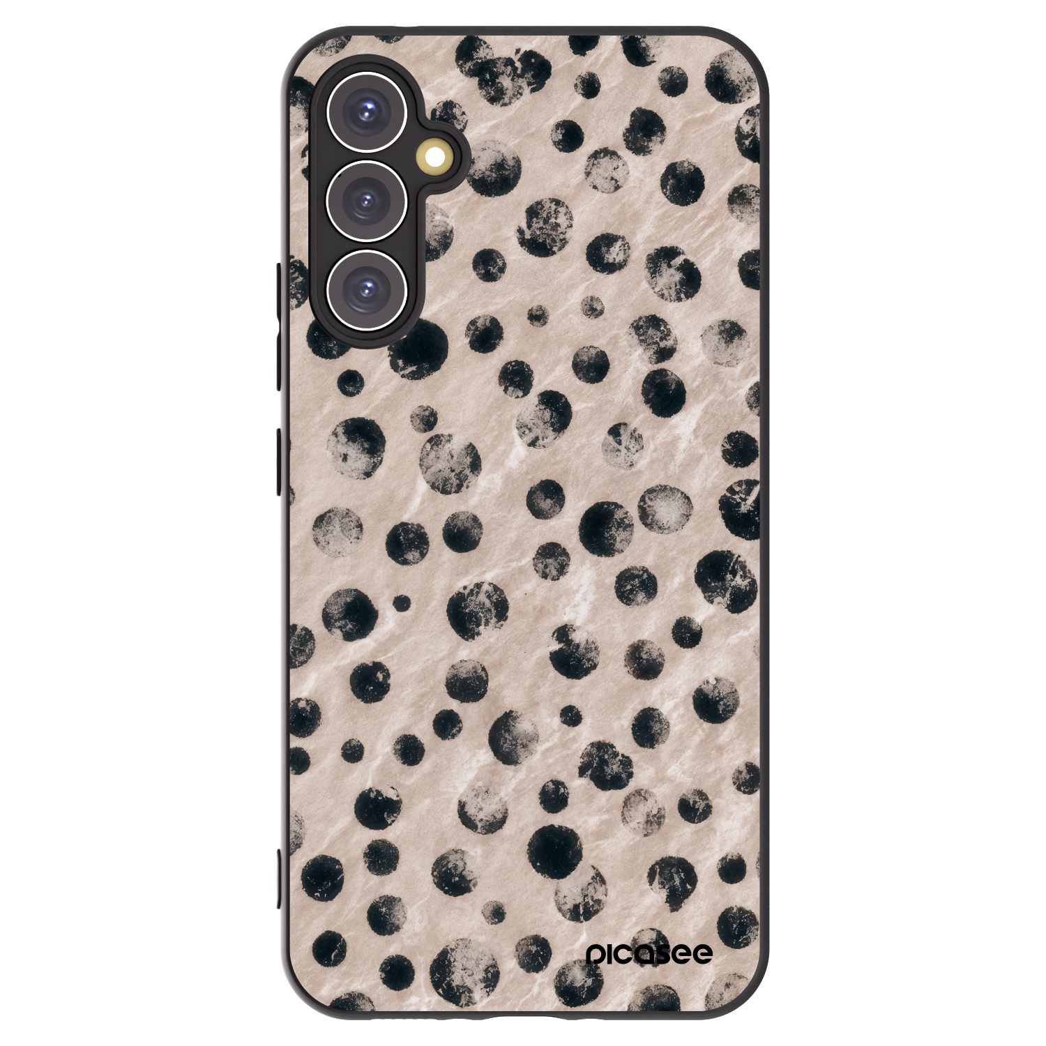 Picasee fekete szilikon tok az alábbi mobiltelefonokra Samsung Galaxy A34 5G A346B - Inked
