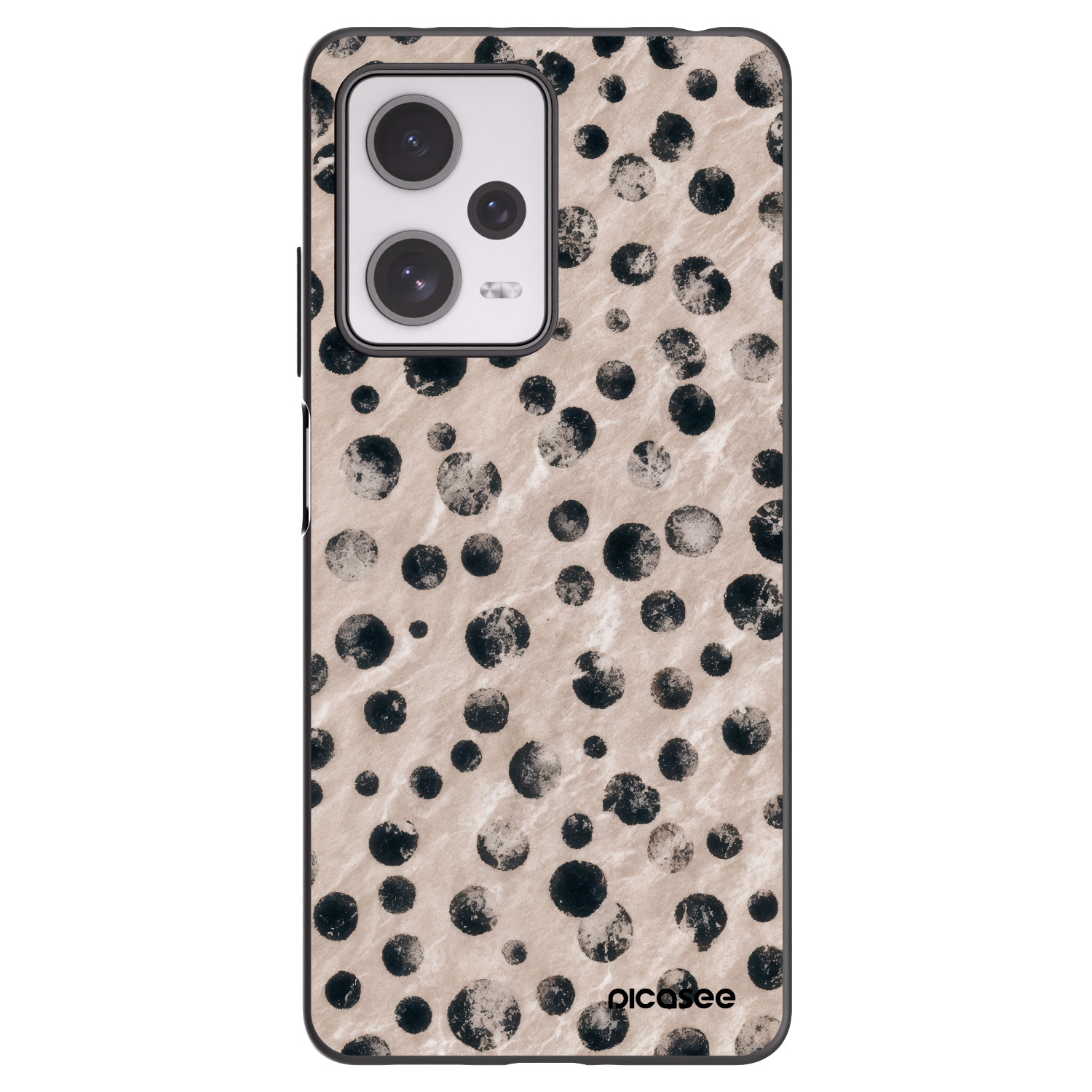 Picasee fekete szilikon tok az alábbi mobiltelefonokra Xiaomi Redmi Note 12 Pro+ 5G - Inked