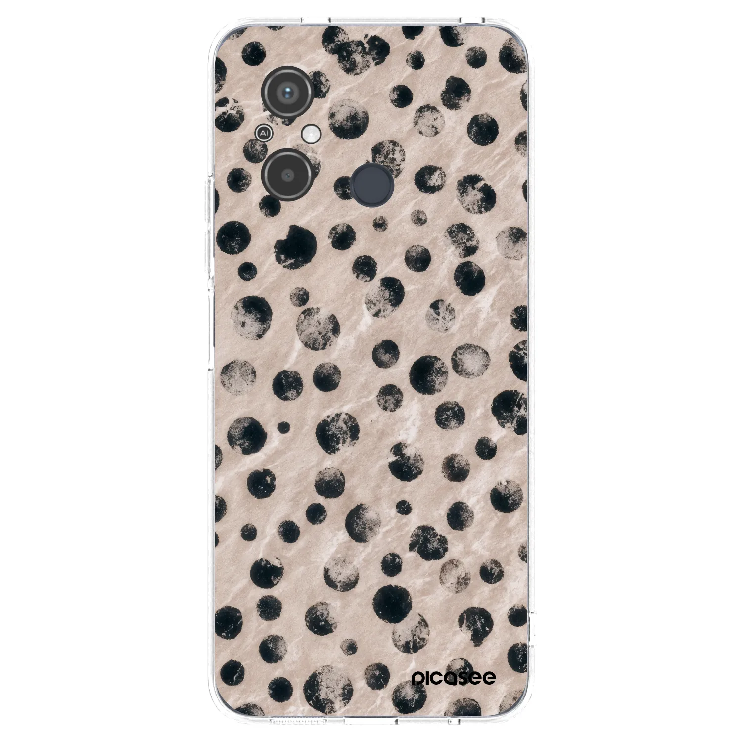 Picasee átlátszó szilikon tok az alábbi mobiltelefonokra Xiaomi Redmi 12C - Inked