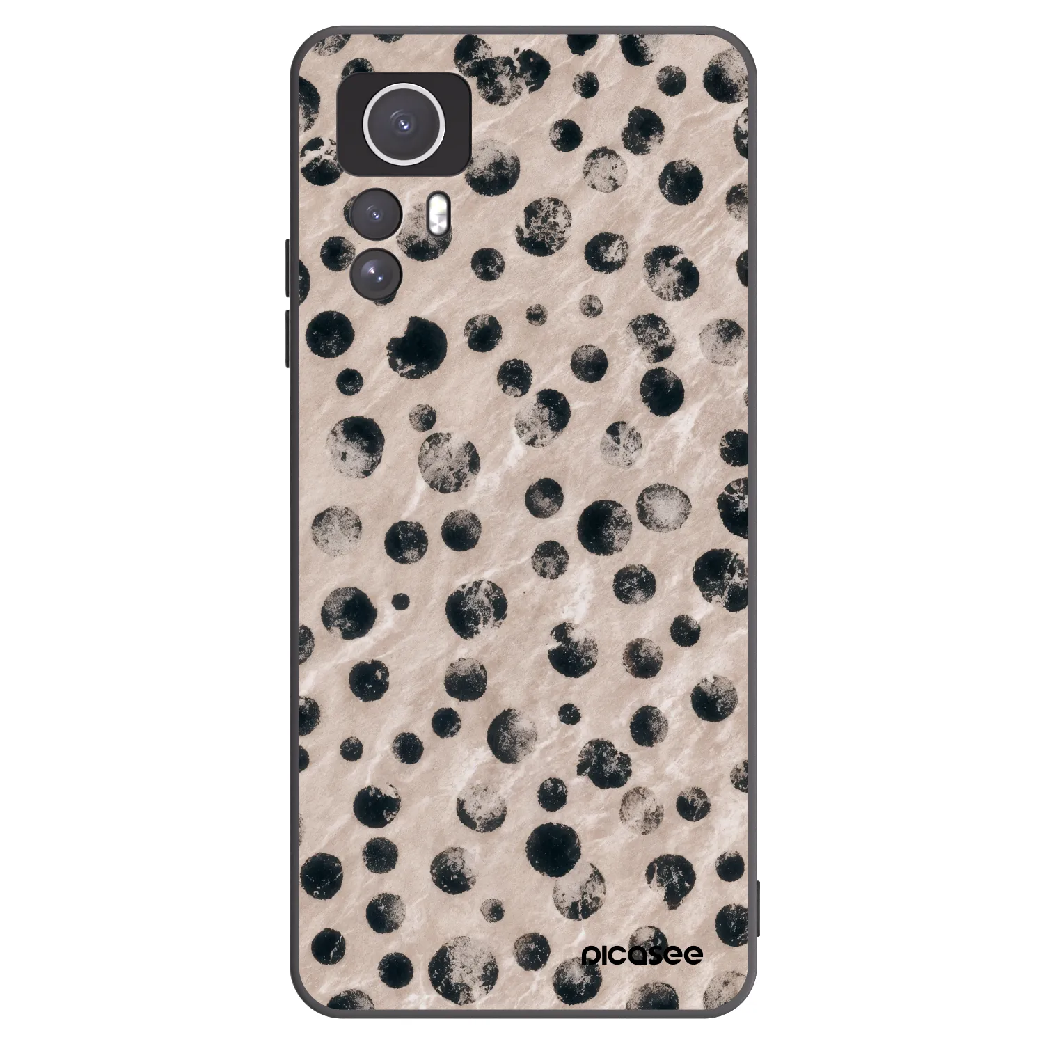 Picasee fekete szilikon tok az alábbi mobiltelefonokra Xiaomi Redmi Note 12S - Inked