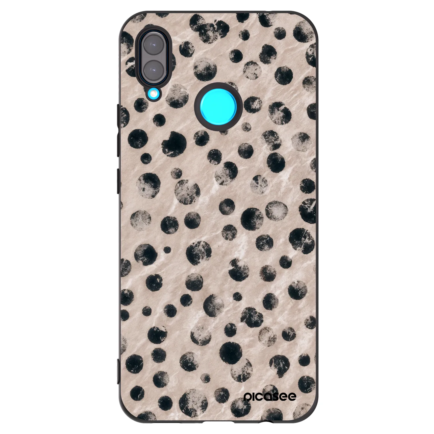 Picasee fekete szilikon tok az alábbi mobiltelefonokra Huawei Nova 3i - Inked
