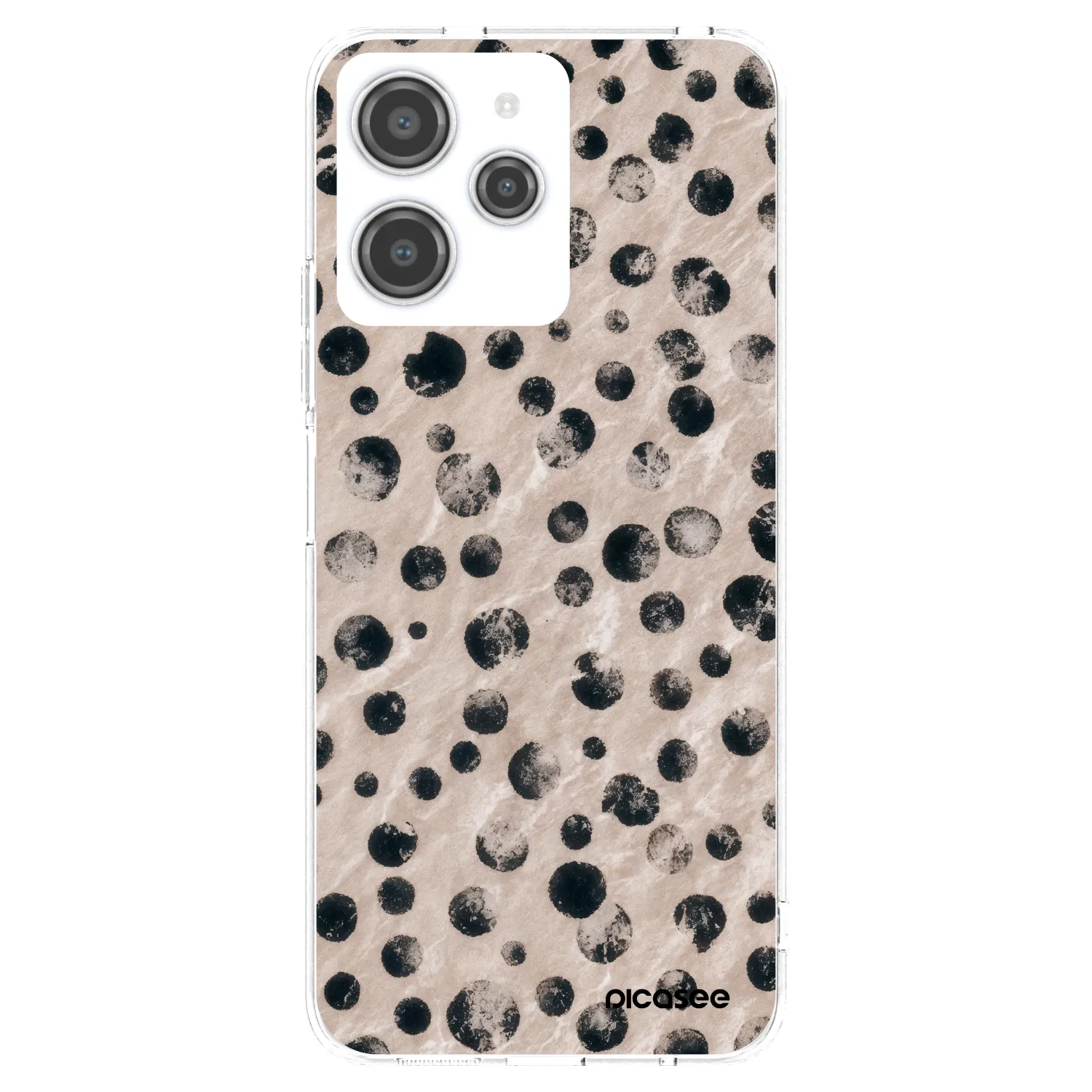 Picasee átlátszó szilikon tok az alábbi mobiltelefonokra Xiaomi Redmi 12 4G - Inked