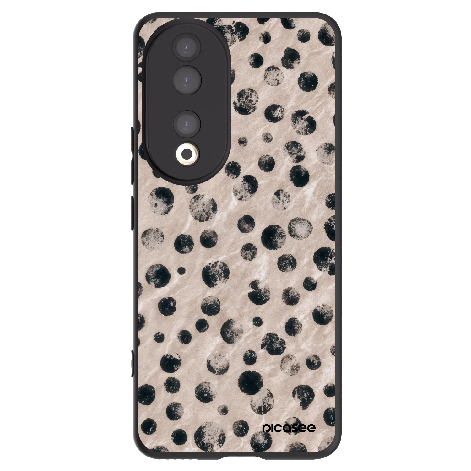 Picasee fekete szilikon tok az alábbi mobiltelefonokra Honor 90 5G - Inked