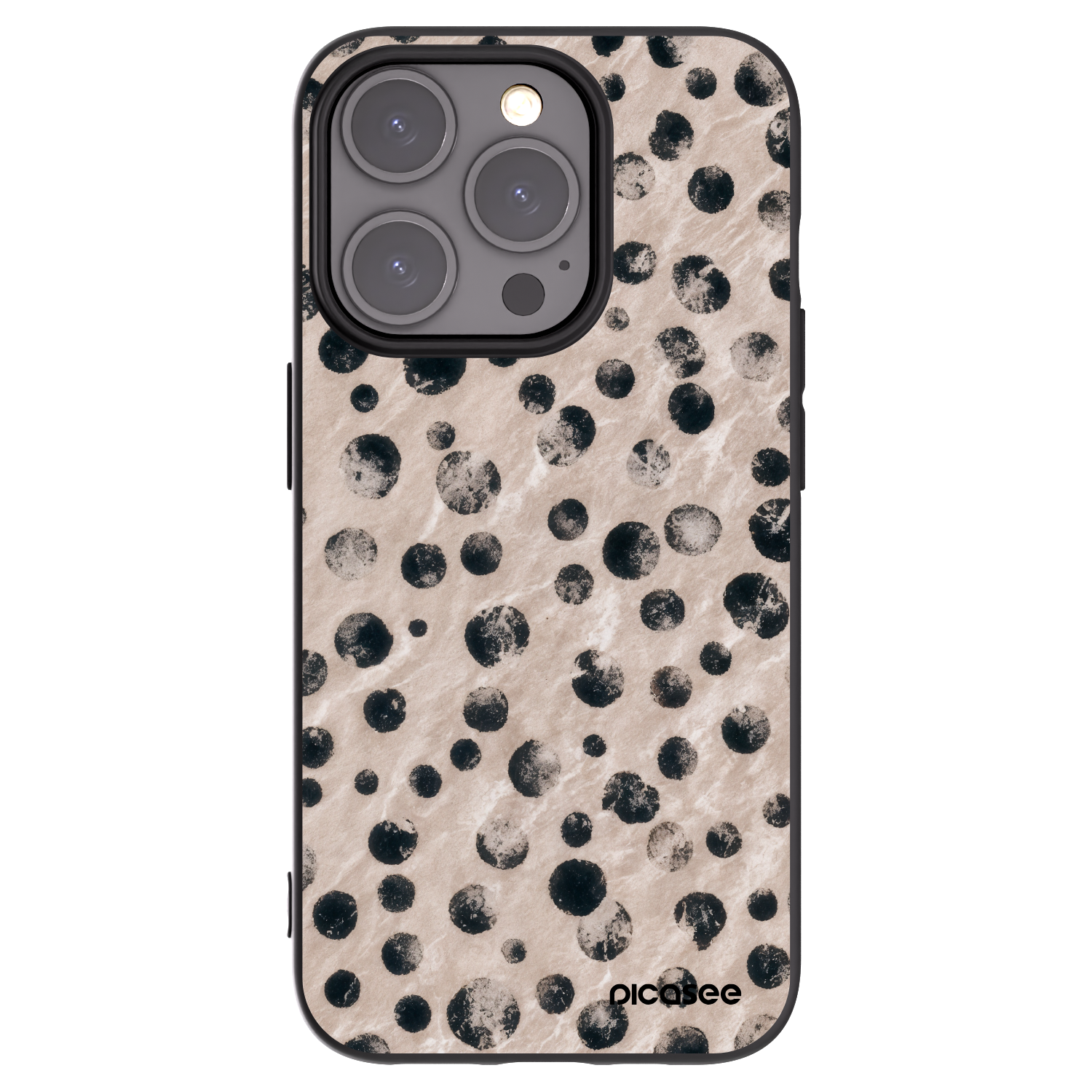 Picasee fekete szilikon tok az alábbi mobiltelefonokra Apple iPhone 15 Pro - Inked