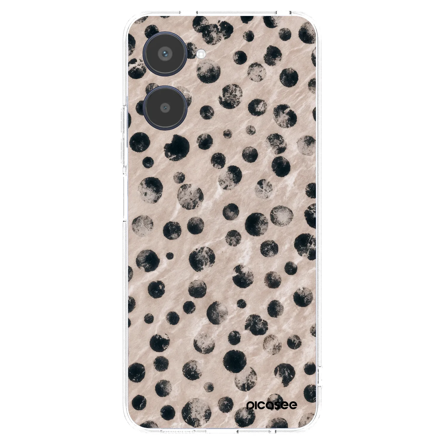 Picasee átlátszó szilikon tok az alábbi mobiltelefonokra Realme 10 4G - Inked