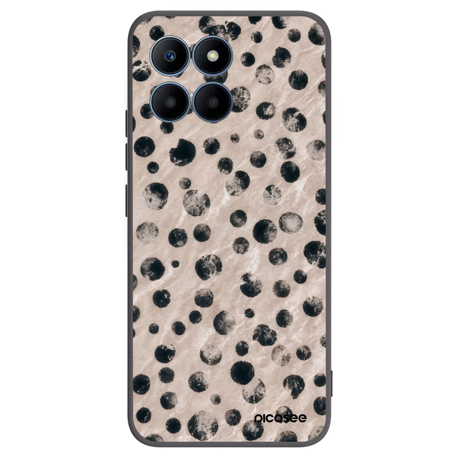 Picasee fekete szilikon tok az alábbi mobiltelefonokra Honor 70 Lite - Inked