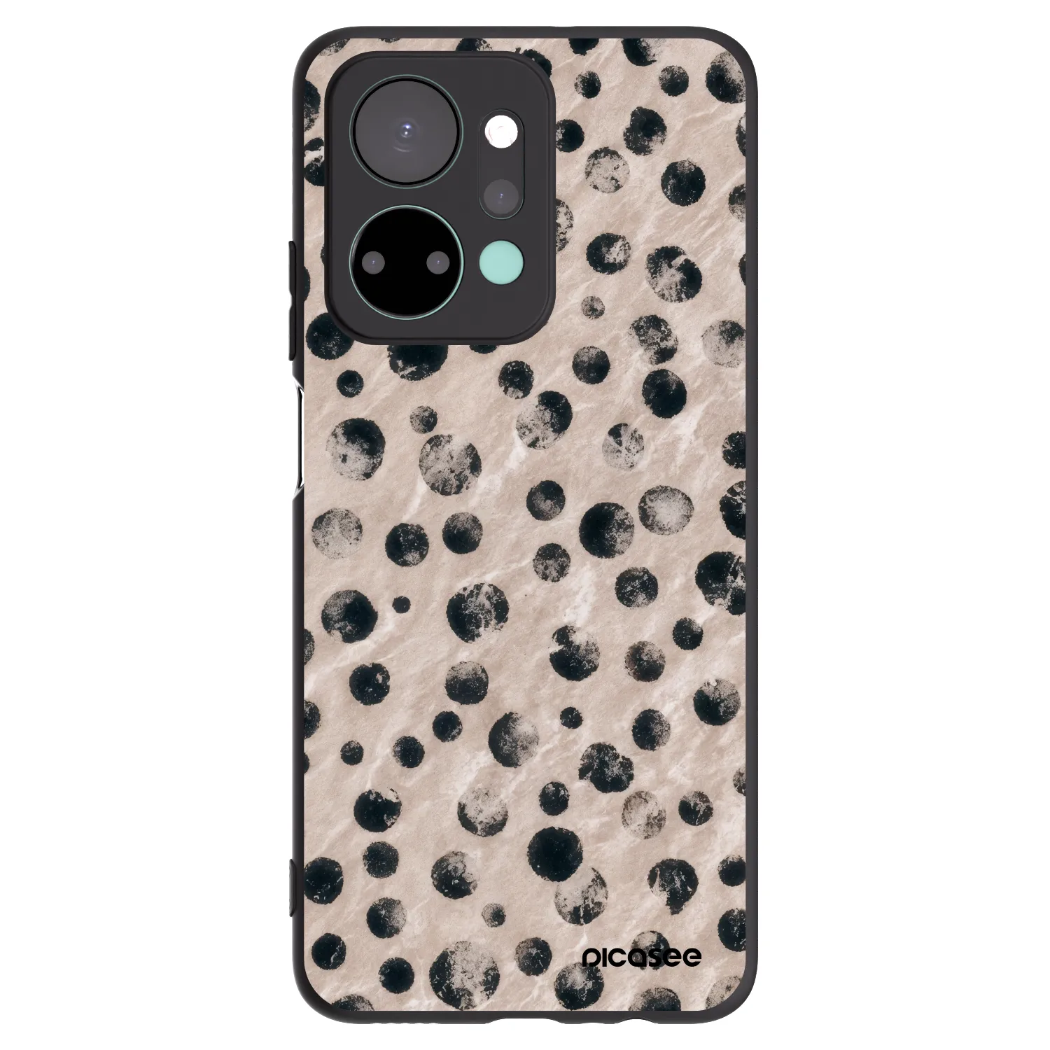 Picasee fekete szilikon tok az alábbi mobiltelefonokra Honor X7a - Inked