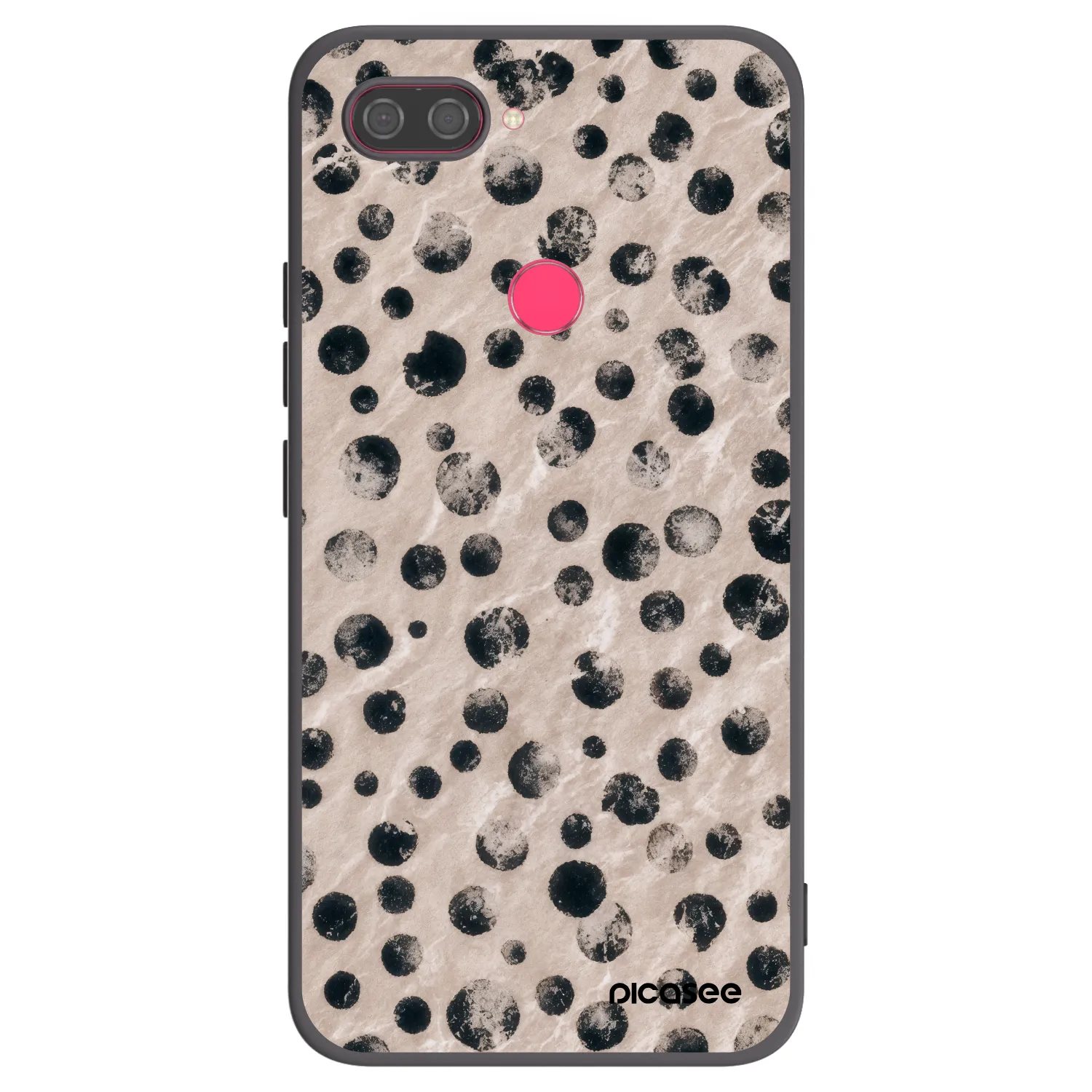 Picasee fekete szilikon tok az alábbi mobiltelefonokra Xiaomi Mi 8 Lite - Inked