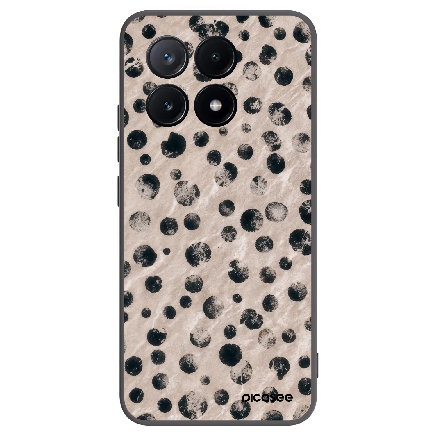 Picasee fekete szilikon tok az alábbi mobiltelefonokra Xiaomi Poco X6 Pro - Inked