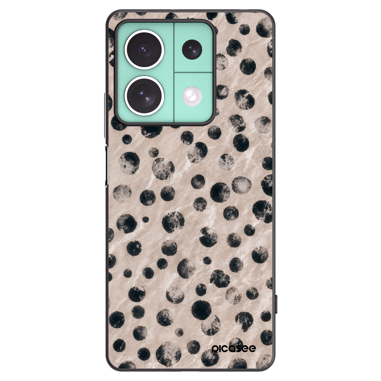 Picasee fekete szilikon tok az alábbi mobiltelefonokra Xiaomi Redmi Note 13 5G - Inked