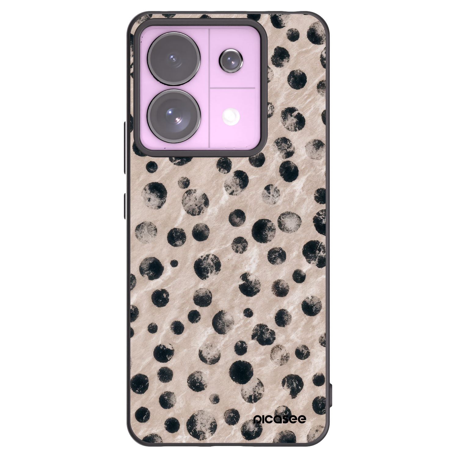 Picasee fekete szilikon tok az alábbi mobiltelefonokra Xiaomi Redmi Note 13 Pro 5G - Inked