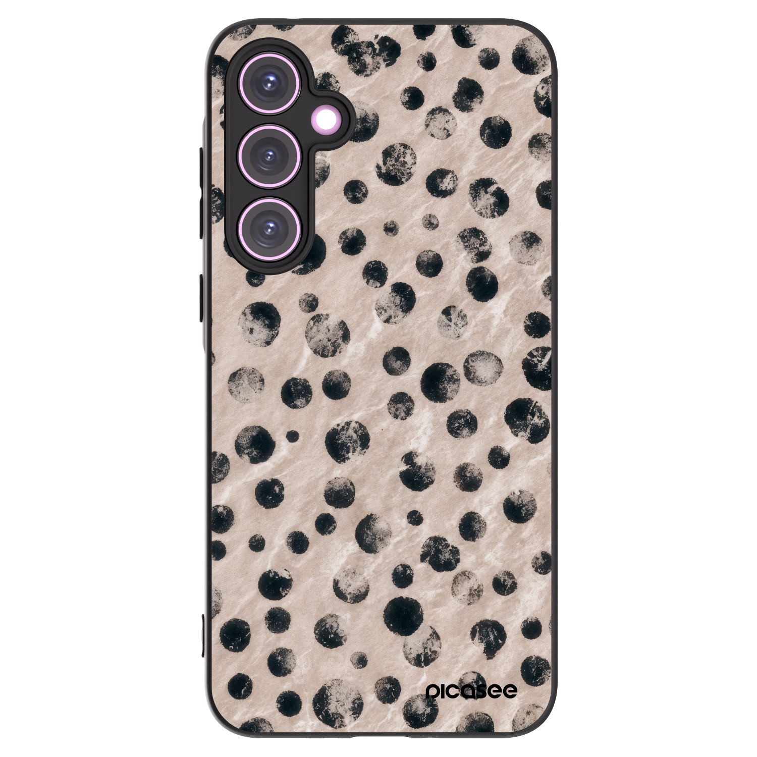 Picasee fekete szilikon tok az alábbi mobiltelefonokra Samsung Galaxy A35 5G A356B - Inked