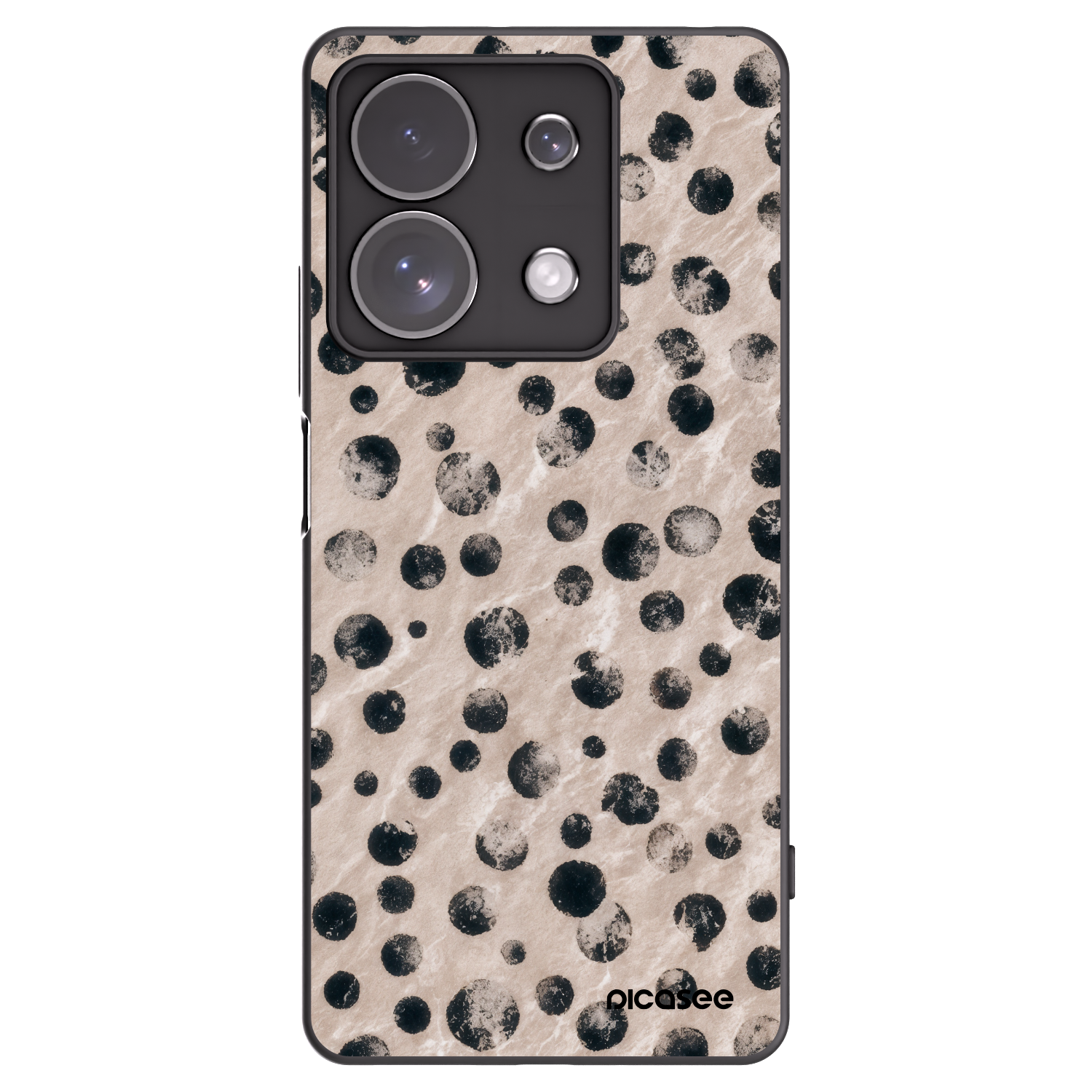 Picasee fekete szilikon tok az alábbi mobiltelefonokra Xiaomi Redmi Note 13 Pro 4G - Inked