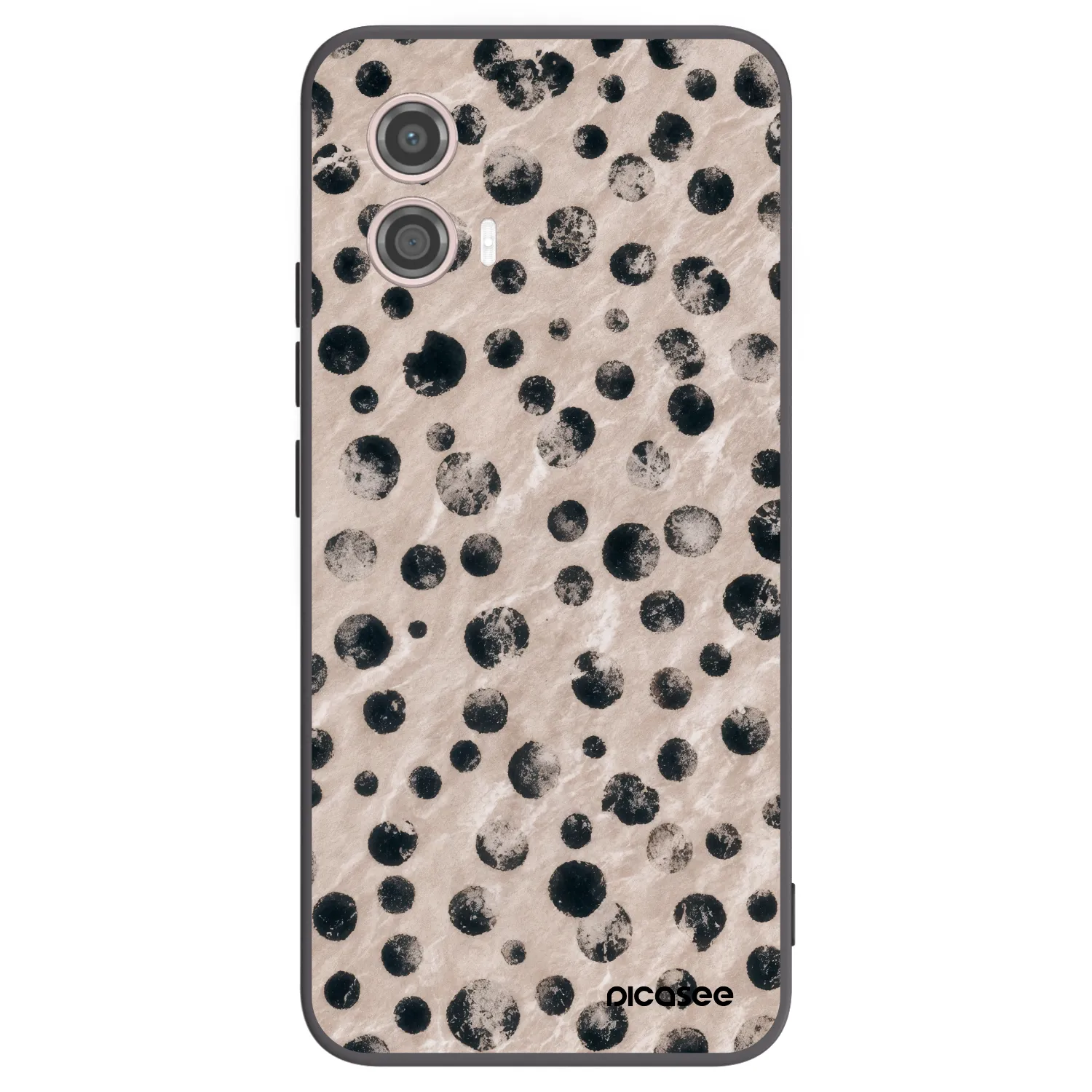 Picasee fekete szilikon tok az alábbi mobiltelefonokra Motorola Moto G53 5G - Inked