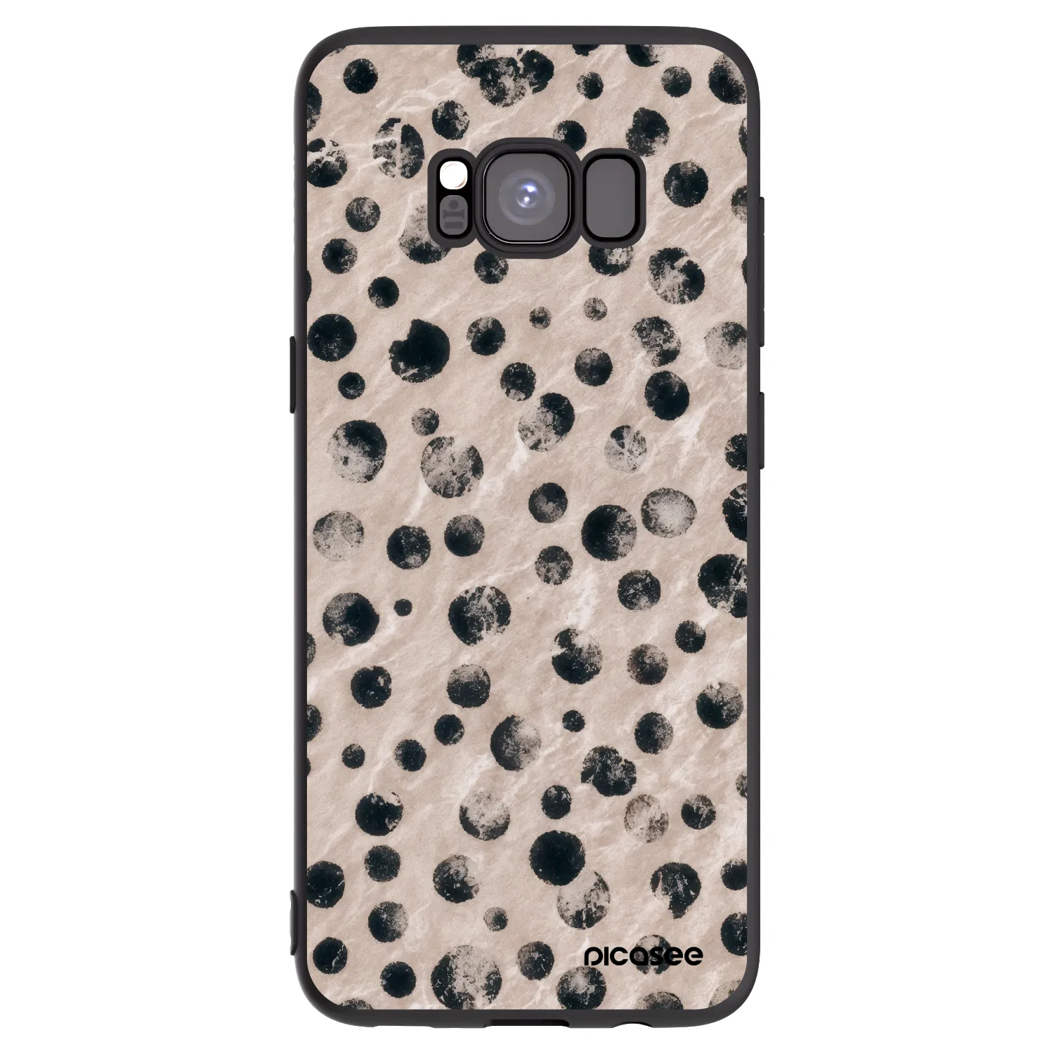 Picasee fekete szilikon tok az alábbi mobiltelefonokra Samsung Galaxy S8 G950F - Inked