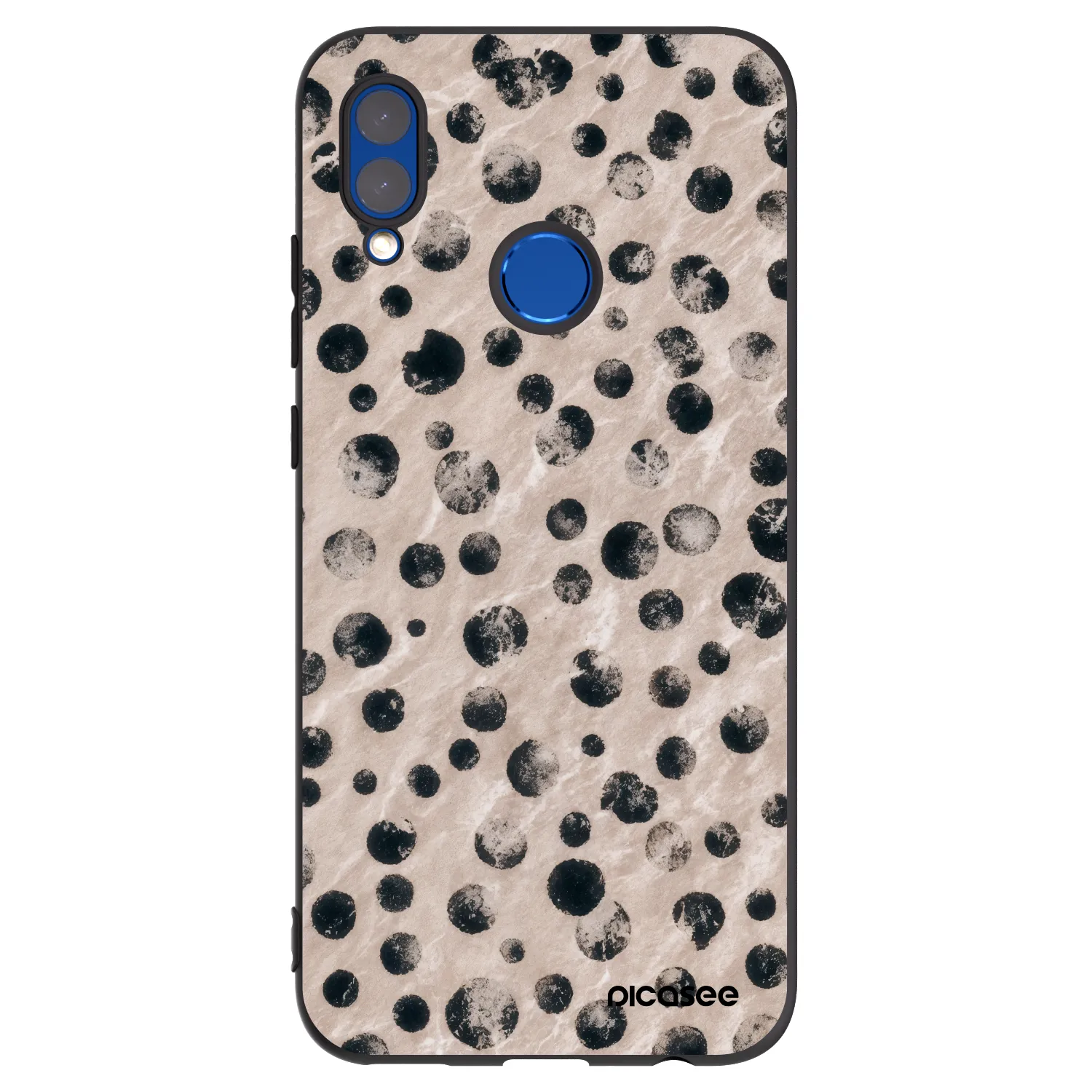 Picasee fekete szilikon tok az alábbi mobiltelefonokra Honor 10 Lite - Inked