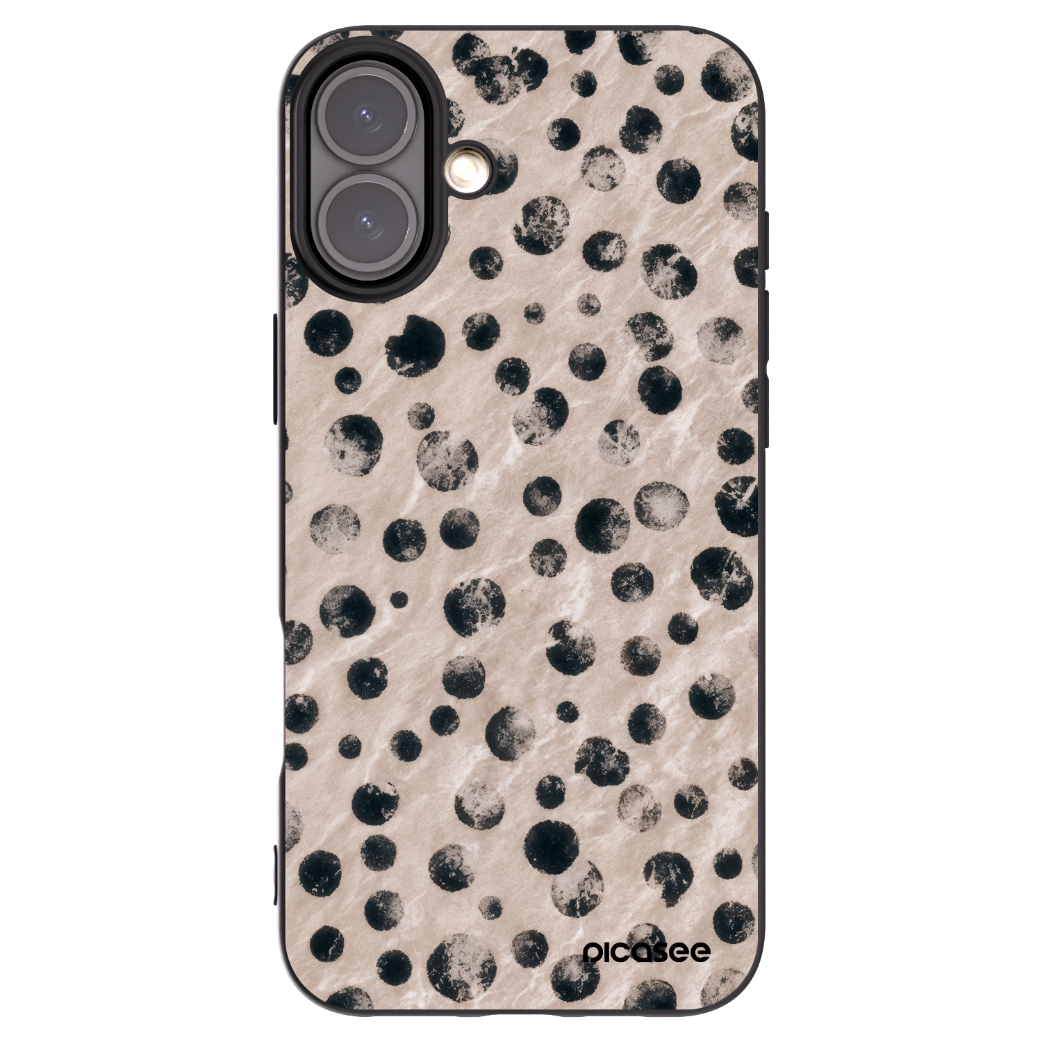 Picasee fekete szilikon tok az alábbi mobiltelefonokra Apple iPhone 16 Plus - Inked