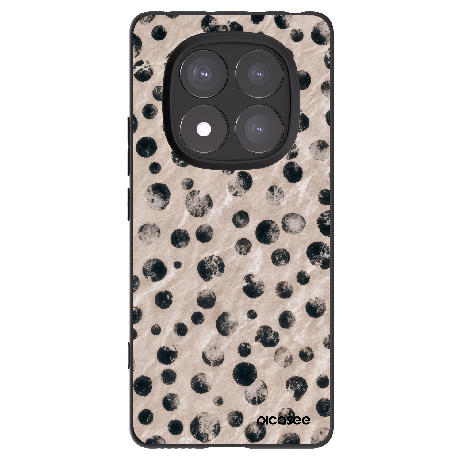 Picasee fekete szilikon tok az alábbi mobiltelefonokra Xiaomi Redmi Note 14 Pro+ 5G - Inked