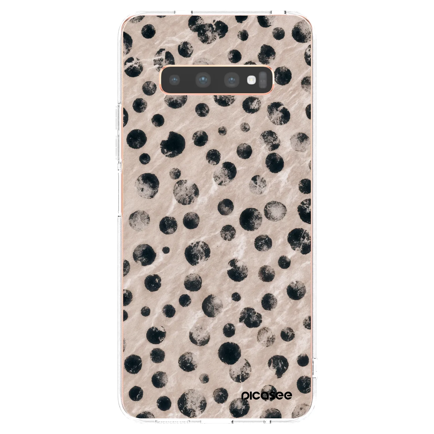 Picasee átlátszó szilikon tok az alábbi mobiltelefonokra Samsung Galaxy S10 Plus G975 - Inked