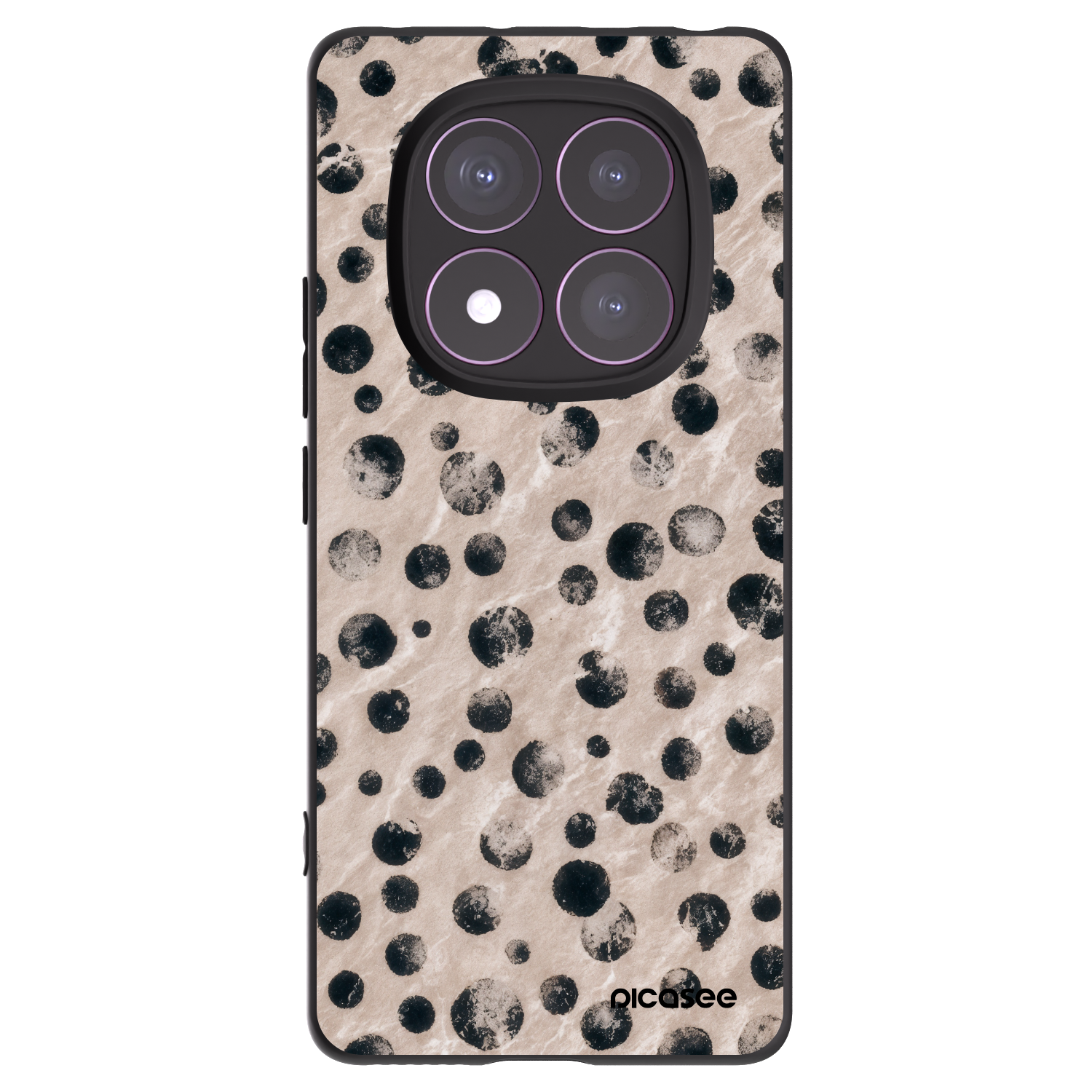 Picasee fekete szilikon tok az alábbi mobiltelefonokra Xiaomi Redmi Note 14 Pro 4G - Inked