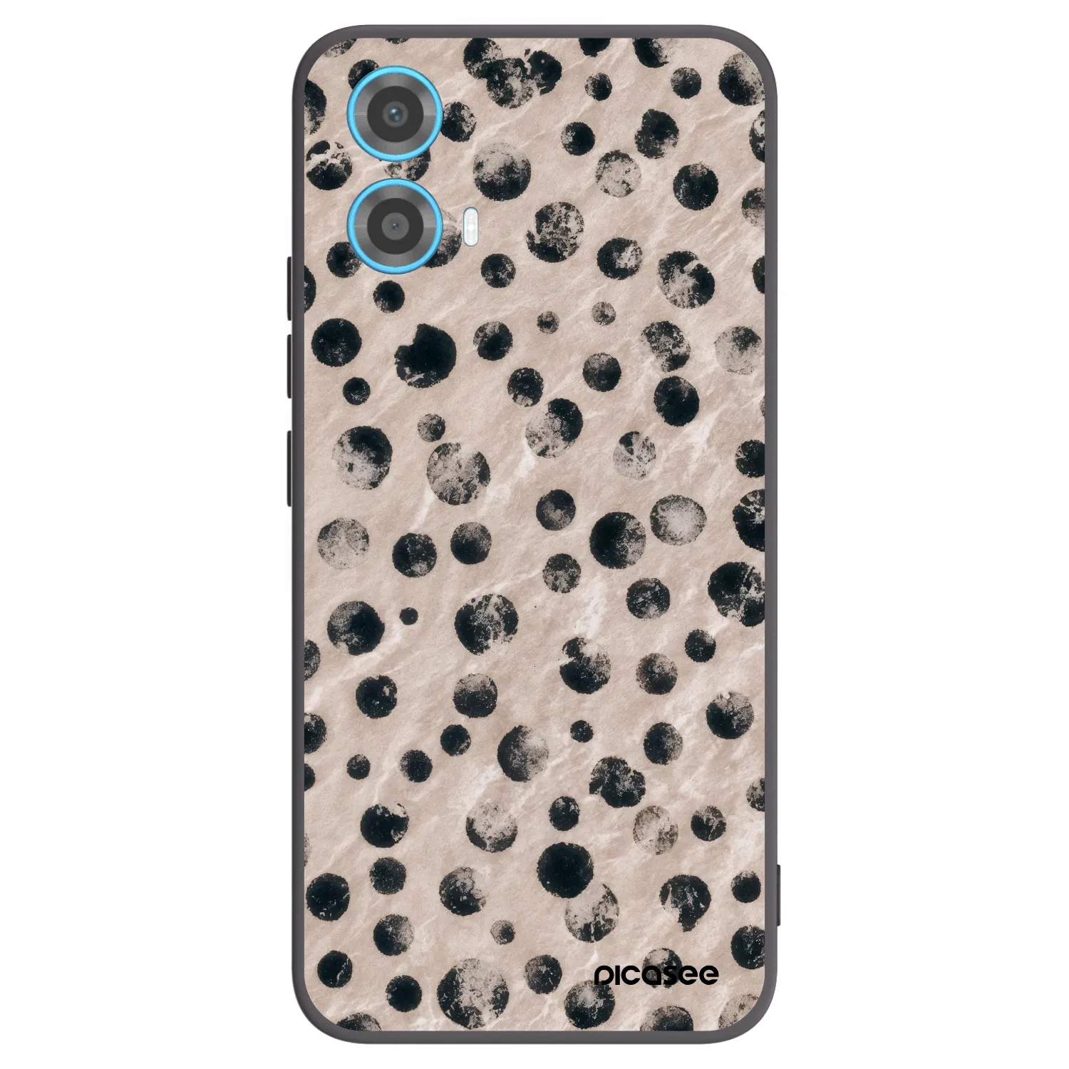 Picasee fekete szilikon tok az alábbi mobiltelefonokra Motorola Moto G34 5G - Inked