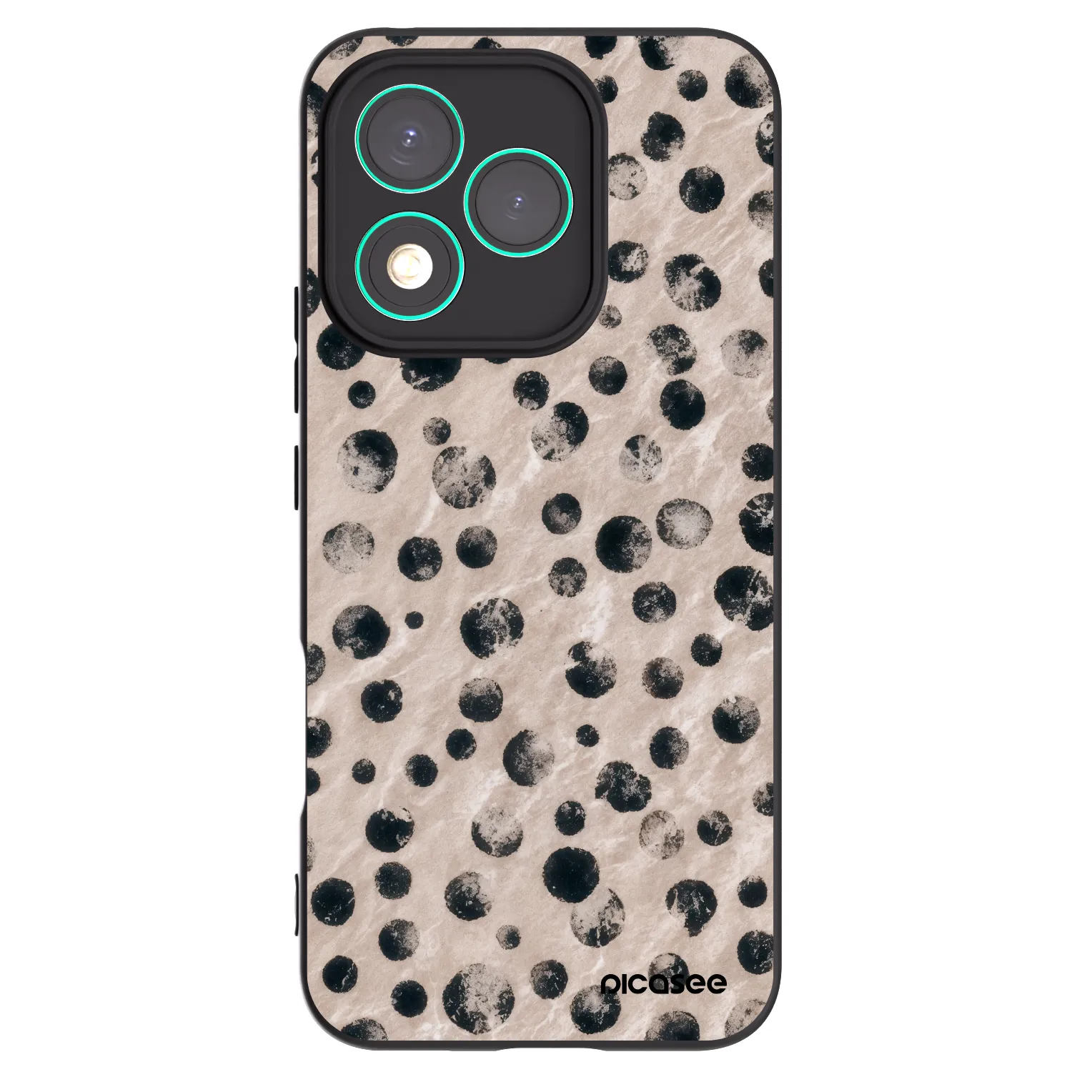 Picasee fekete szilikon tok az alábbi mobiltelefonokra Honor 400 Lite 5G - Inked