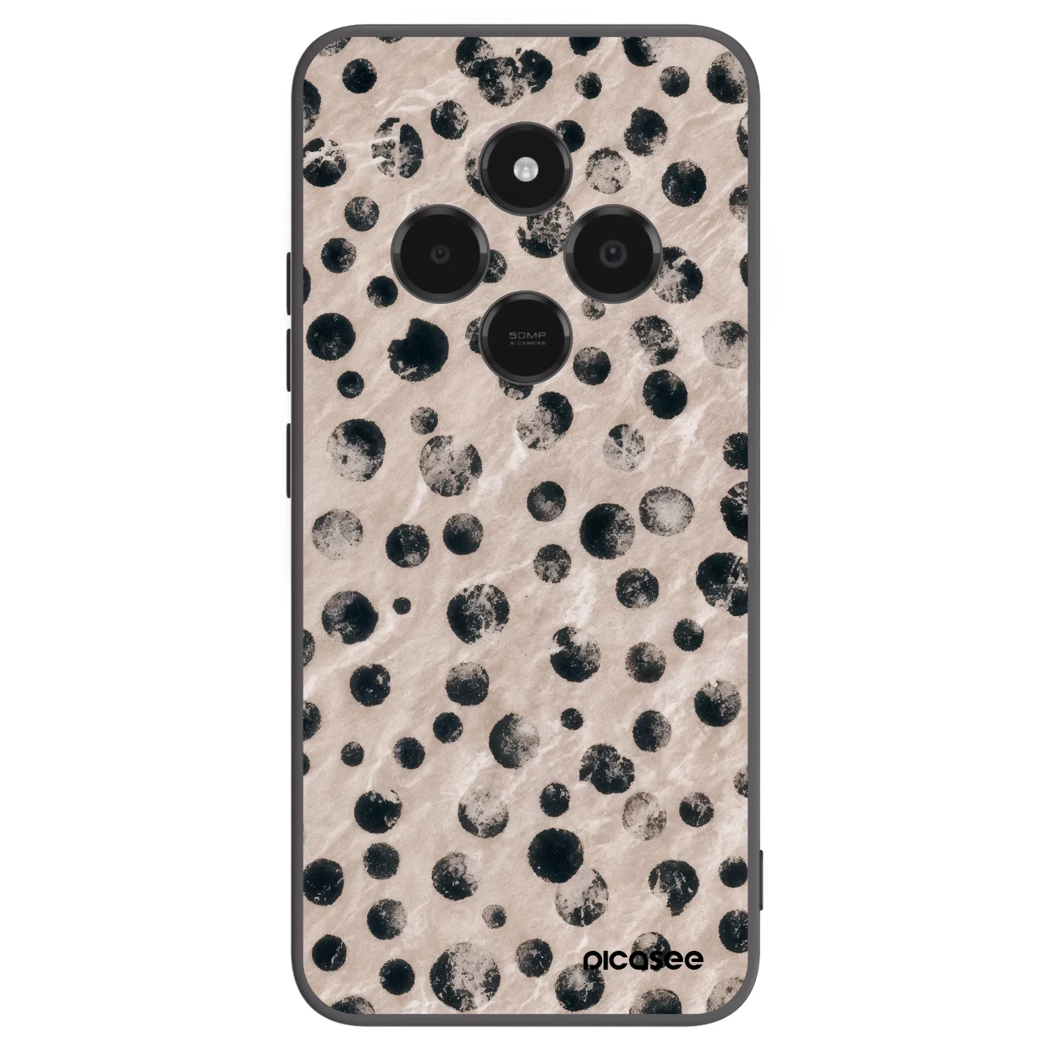 Picasee fekete szilikon tok az alábbi mobiltelefonokra Xiaomi Poco C75 - Inked