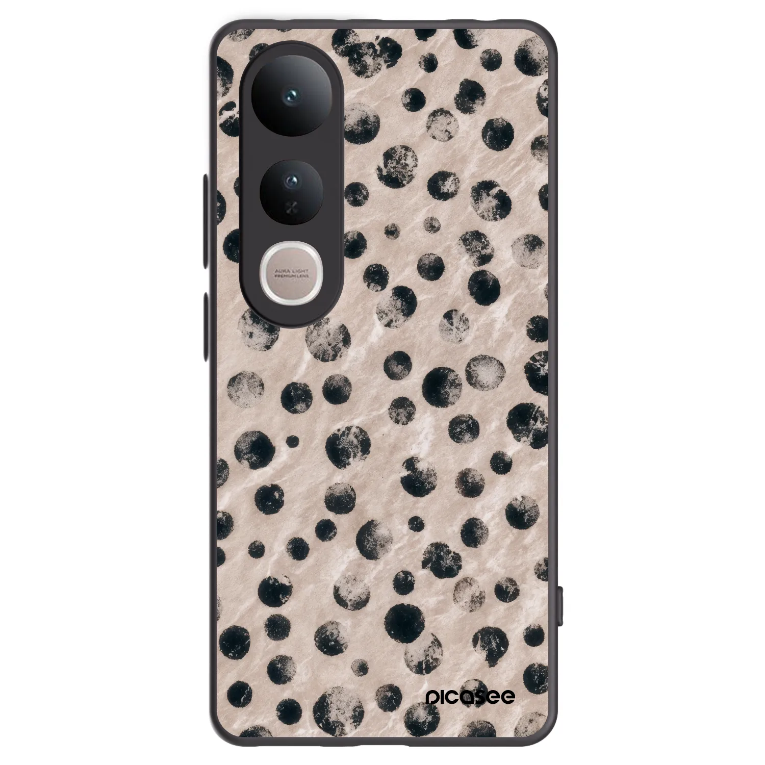 Picasee fekete szilikon tok az alábbi mobiltelefonokra Vivo V50 Lite 5G - Inked