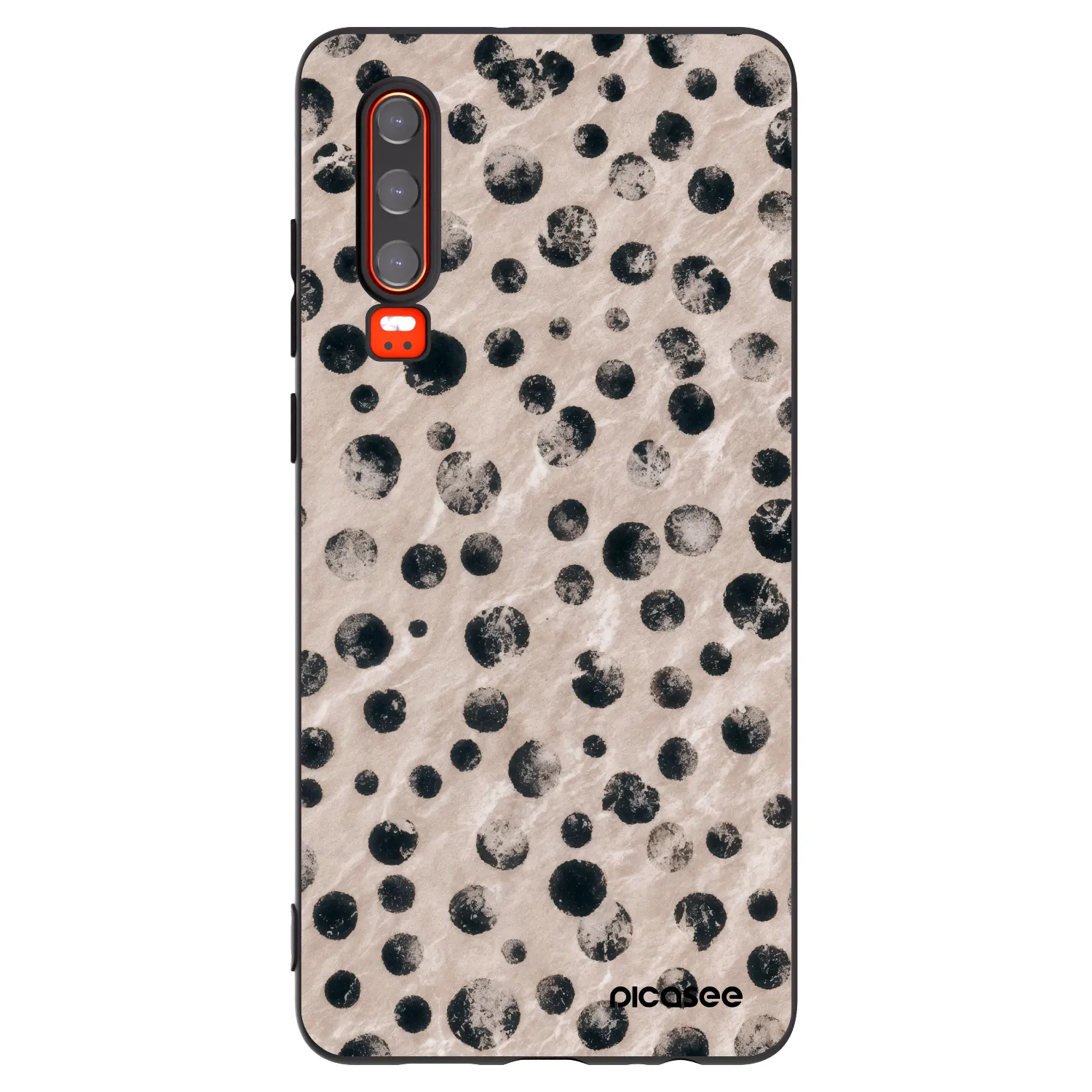 Picasee fekete szilikon tok az alábbi mobiltelefonokra Huawei P30 - Inked