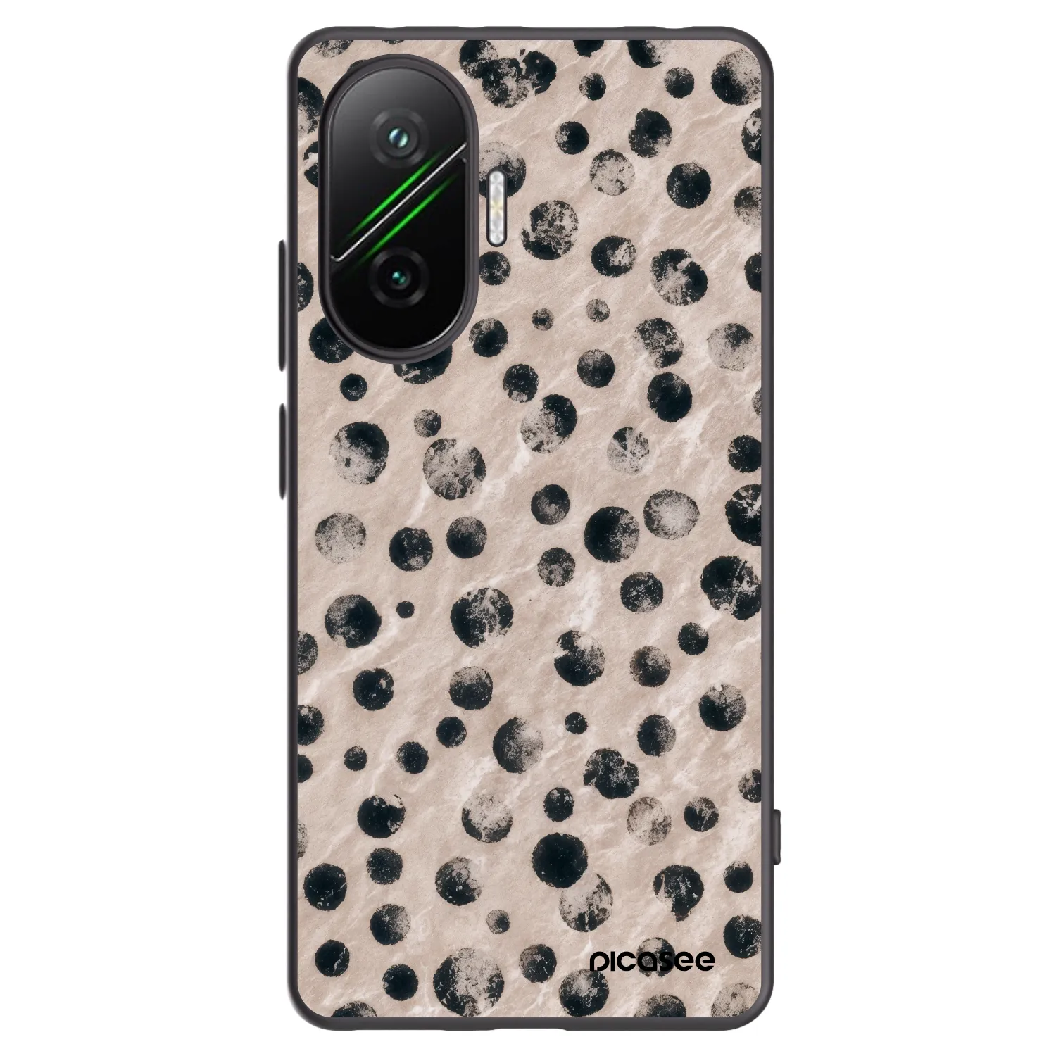 Picasee fekete szilikon tok az alábbi mobiltelefonokra Xiaomi Poco F7 Pro 5G - Inked