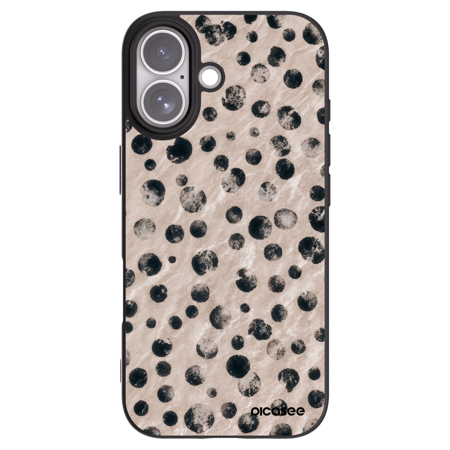 Picasee fekete szilikon tok az alábbi mobiltelefonokra Apple iPhone 17 - Inked
