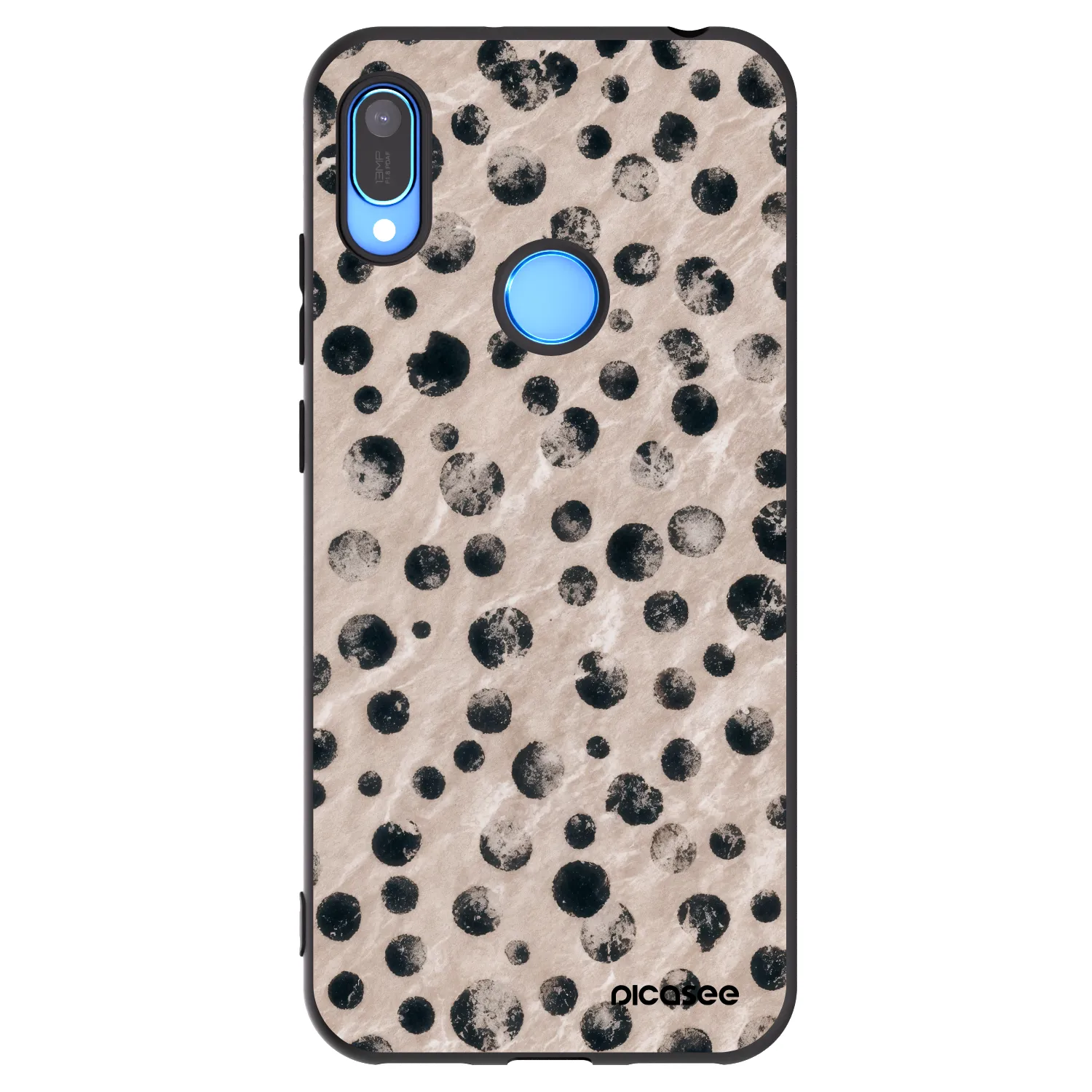 Picasee fekete szilikon tok az alábbi mobiltelefonokra Huawei Y6 2019 - Inked