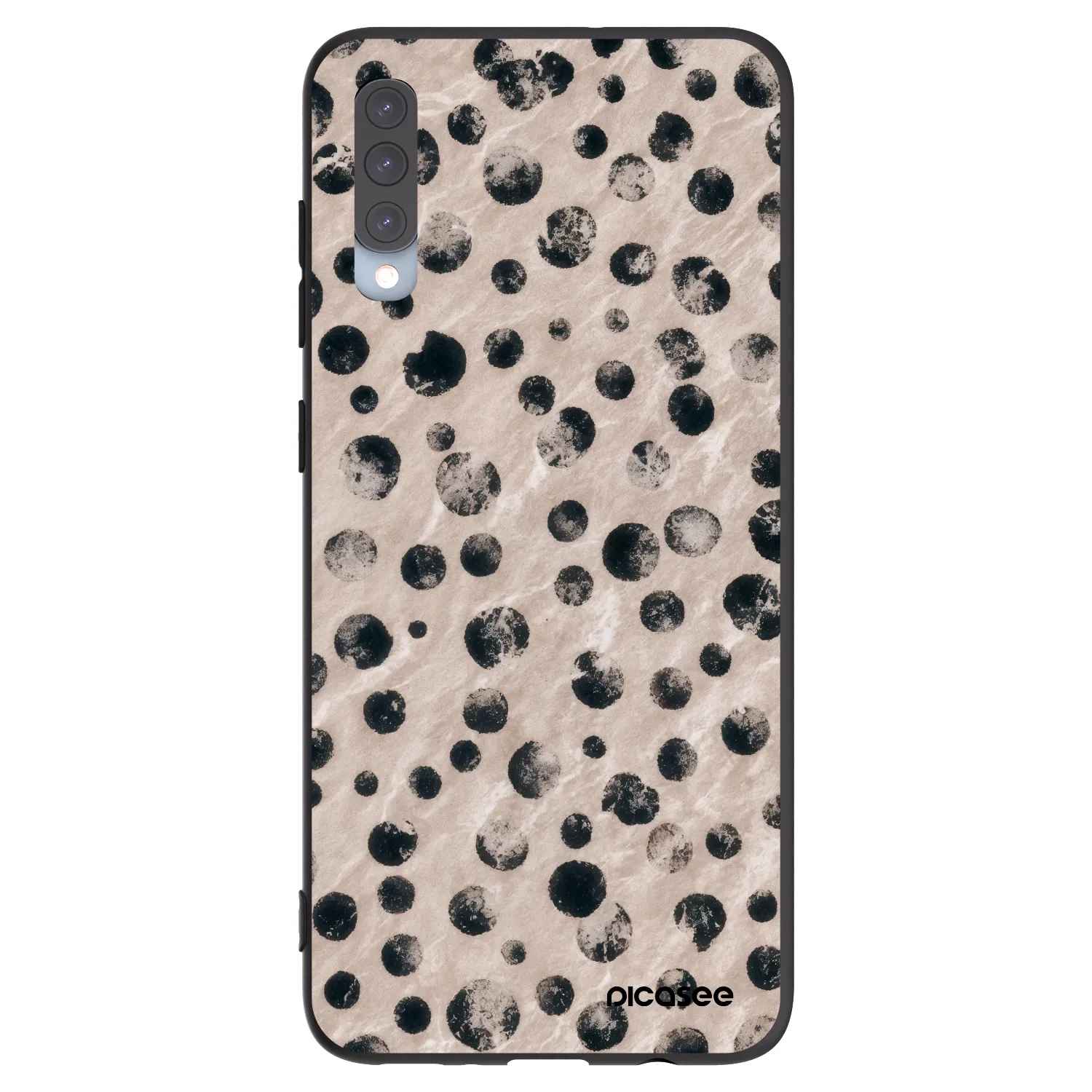 Picasee fekete szilikon tok az alábbi mobiltelefonokra Samsung Galaxy A70 A705F - Inked